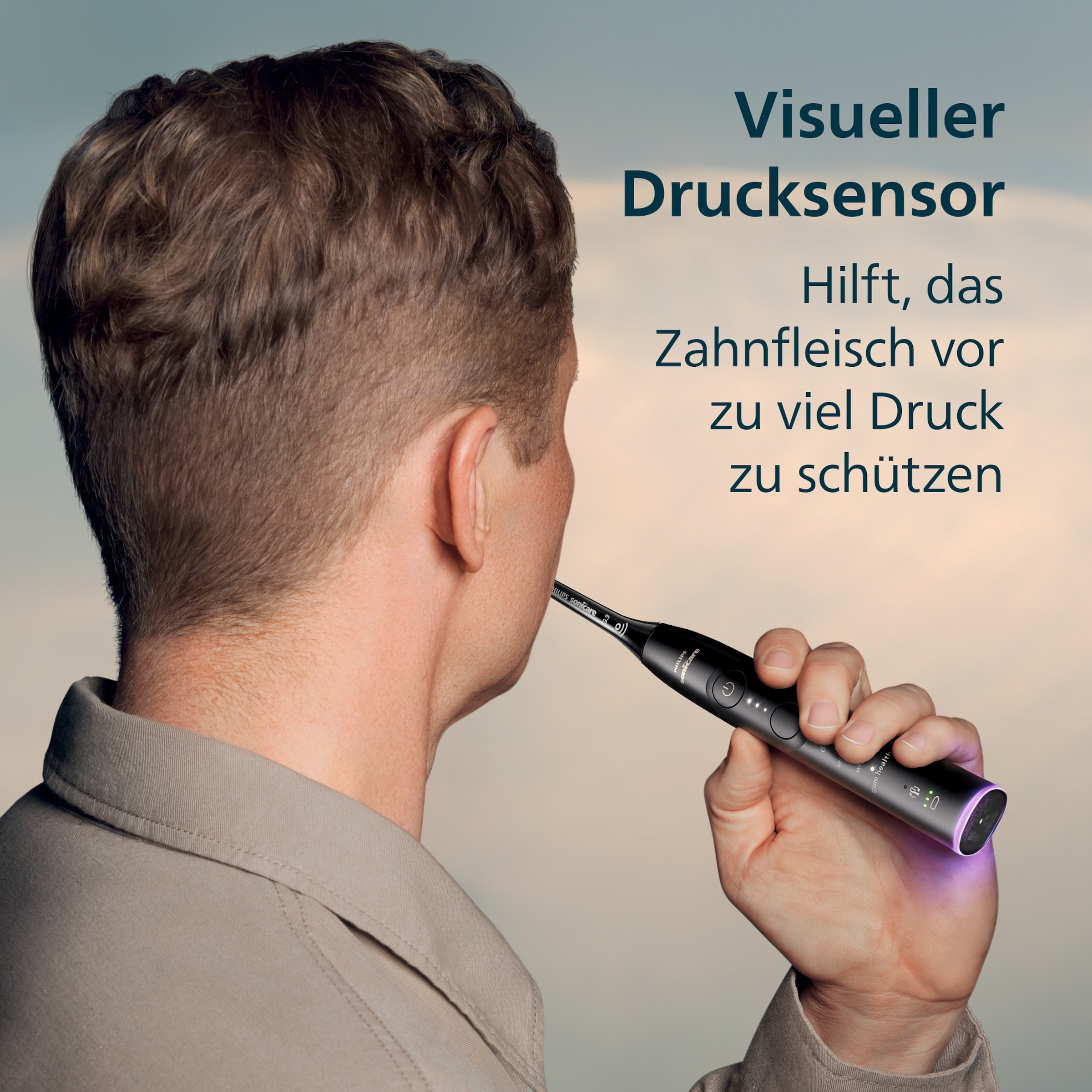 Philips Sonicare Brosse à dents électrique »Series 7100 HX7421/01« 1 cuis Aufsteckbürsten mit visueller Andruckkontrolle, 7 Putzeinstellungen, inkl. Reiseetui