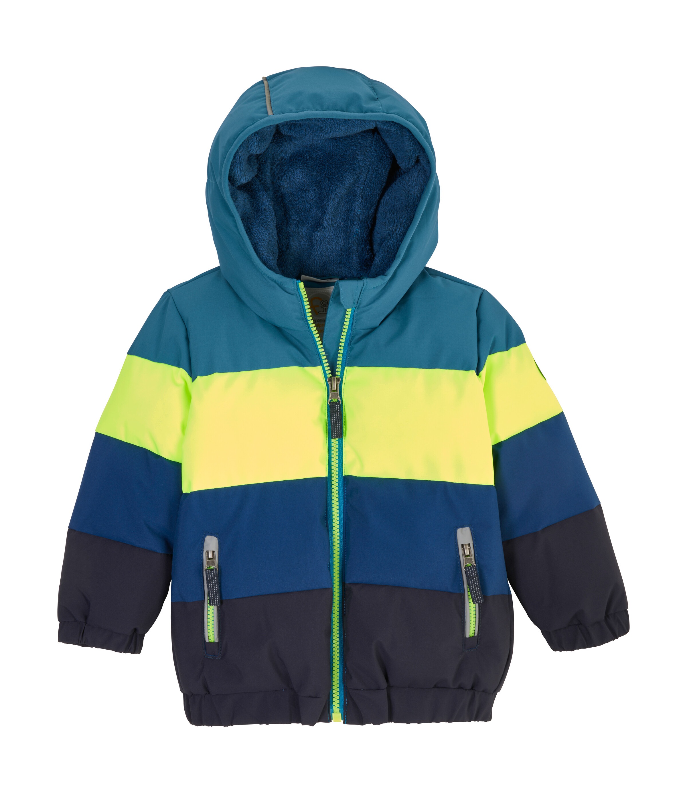 Image of first instinct by killtec Steppjacke "FIOW 21 MNS QLTD JCKT" Warme, wasserabweisende Kinderjacke mit Colourblock-Design
