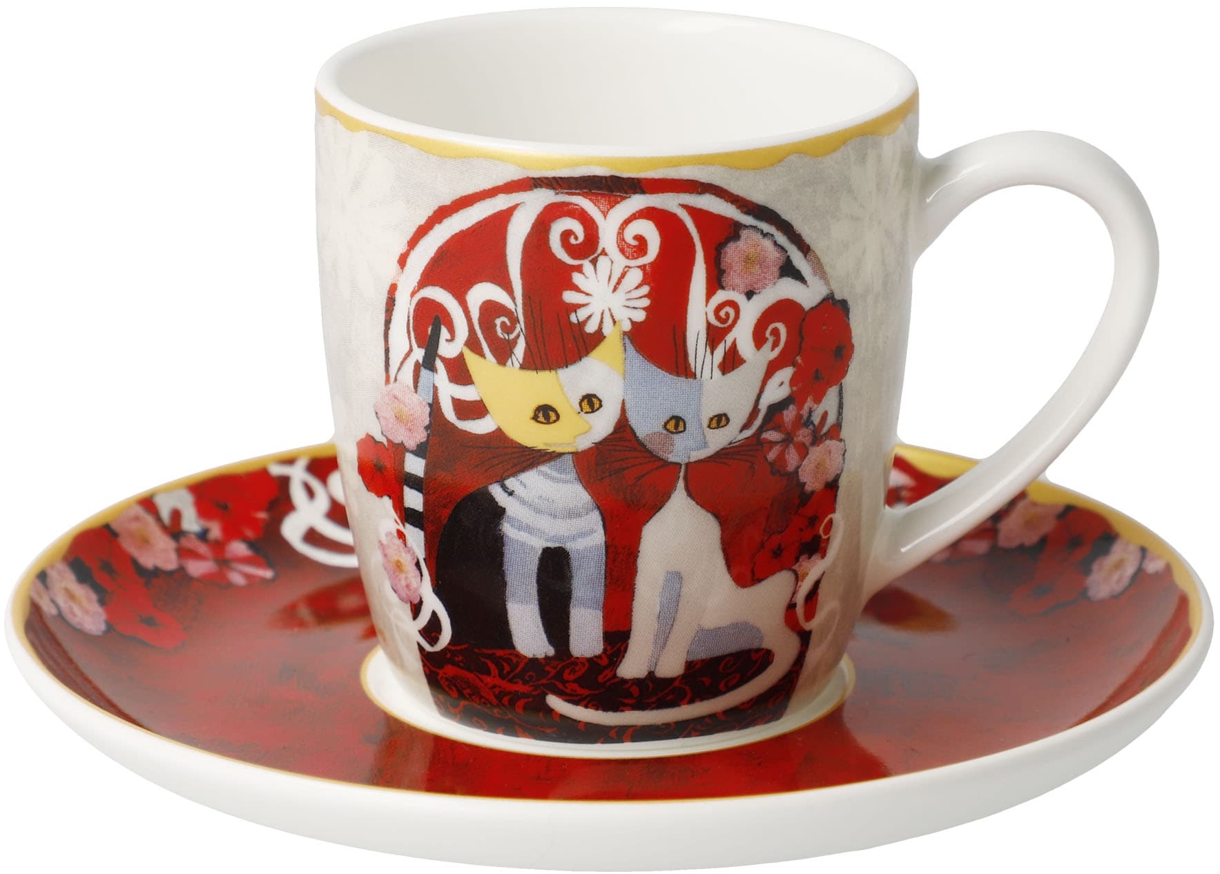 Image of Goebel Tasse "Espressotasse R. Wachtmeister -Templi dell amore"