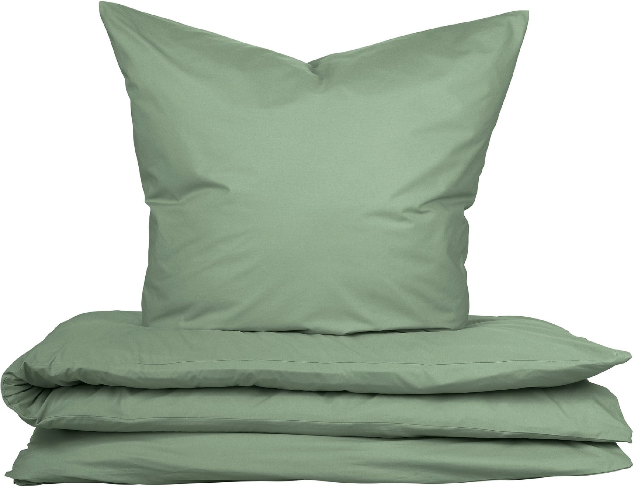 uncover by SCHIESSER Linge de lit »Soho aus weicher Baumwolle in gedeckten Uni-Farben« 2 cuis Made in Green