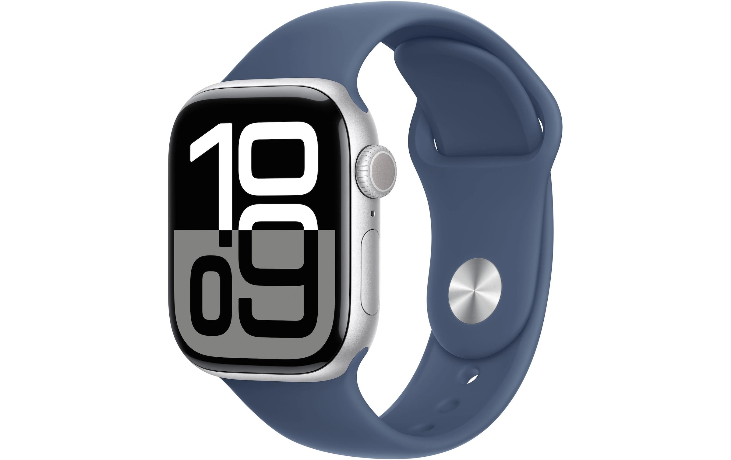 Apple Watch Series 10 Aluminium, 42 mm, GPS, Sport Band M/L, Silberfarben