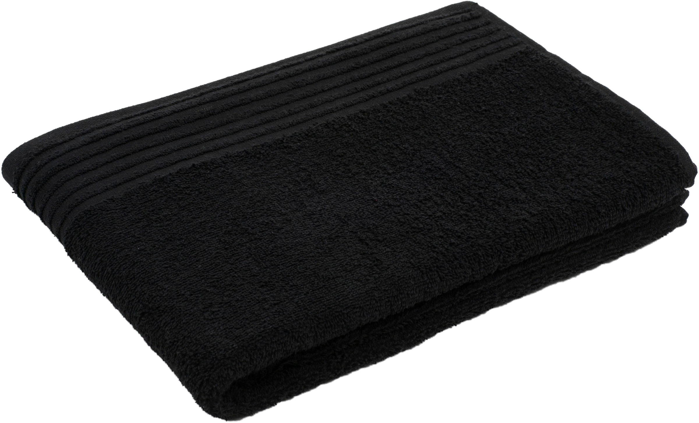 Gözze Gästehandtücher »Hanna« Set, Uni Farben, strukturierte Bordüre, 100% Baumwolle