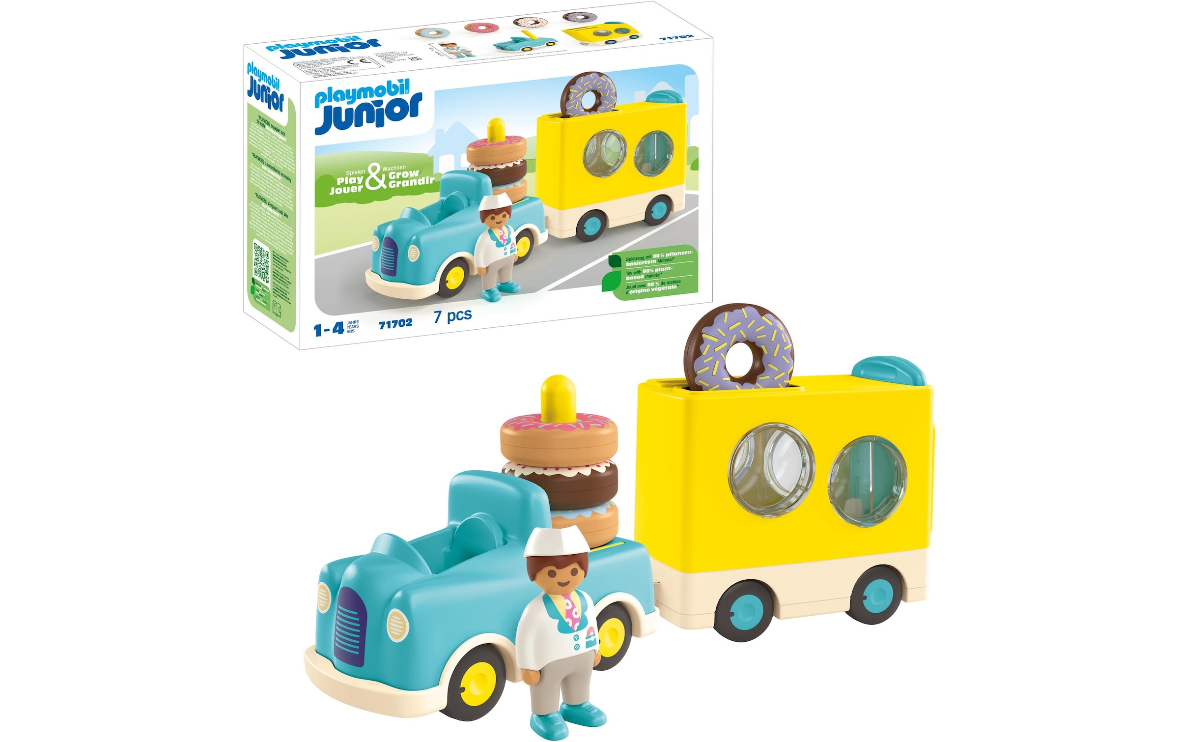Playmobil® Spielbausteine »Junior Verrückter Donut Truck 71702«