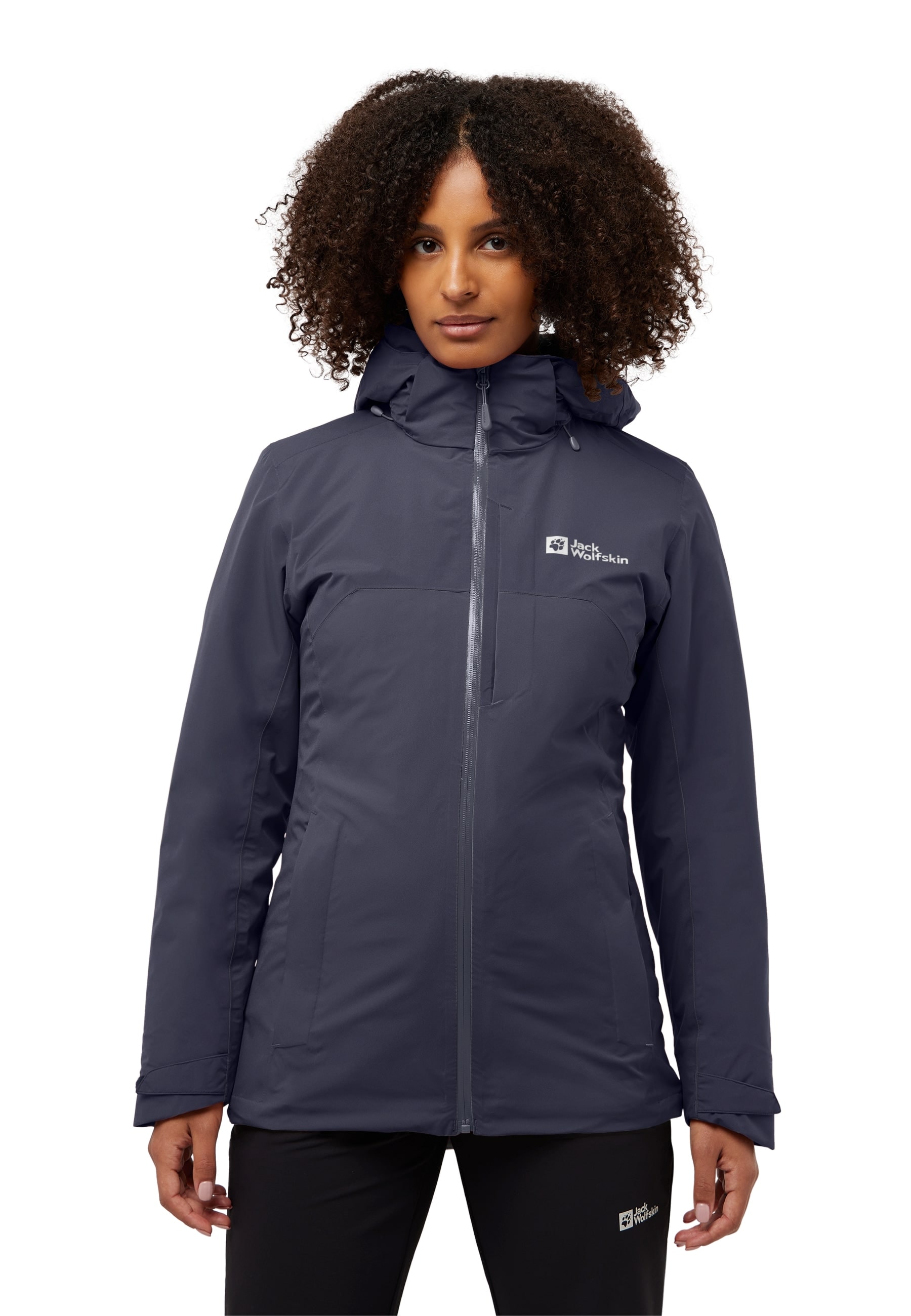 Jack Wolfskin 3-in-1-Funktionsjacke »HUNBERG 3IN1 JKT W«, mit Kapuze