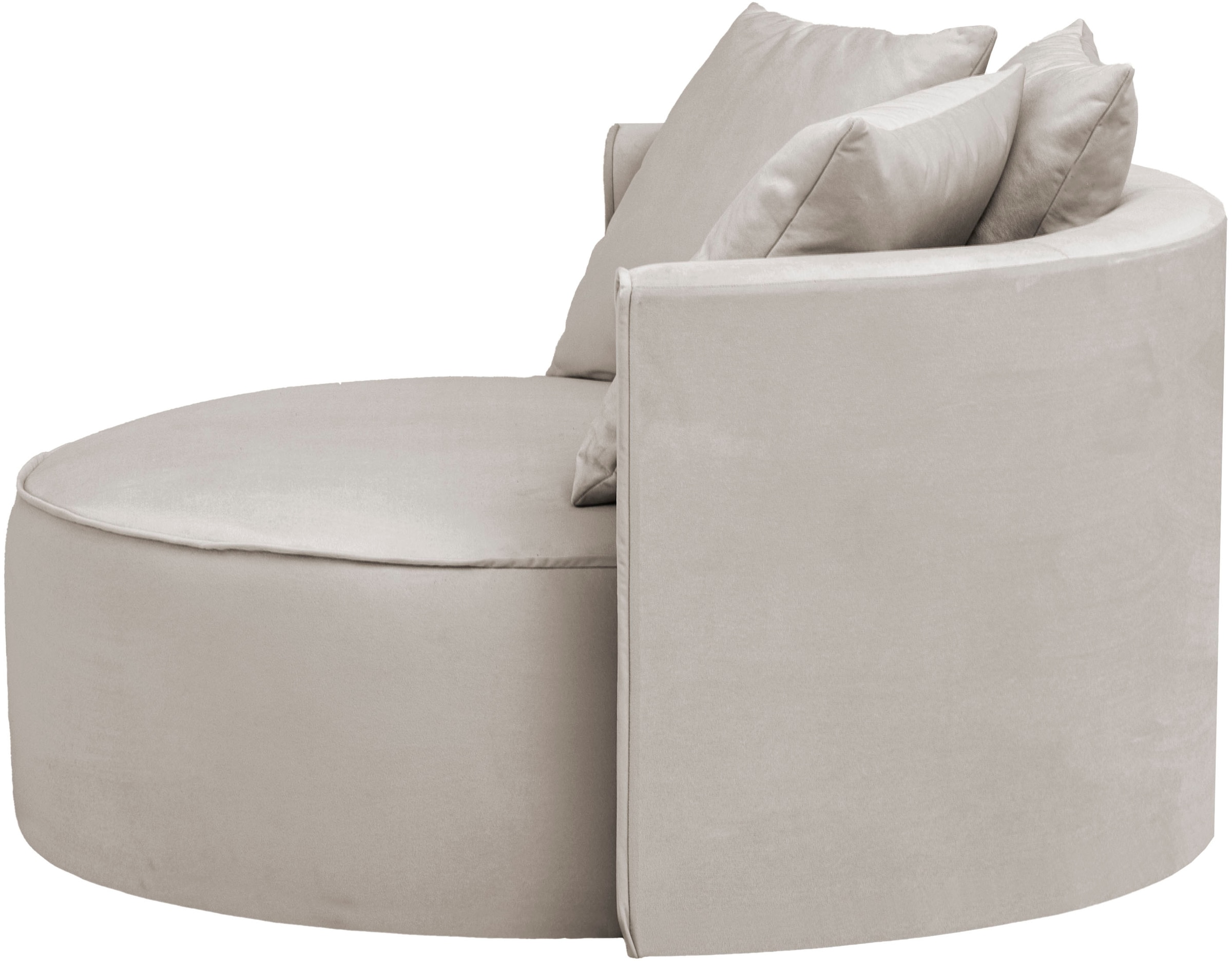 LeGer Home by Lena Gercke XXL-Sessel »Isalie, Lesesessel, Loveseat, inklusive Zierkissen«, extra grosse Sitzfläche, optional mit Hocker, Cord, Samt, Bouclé