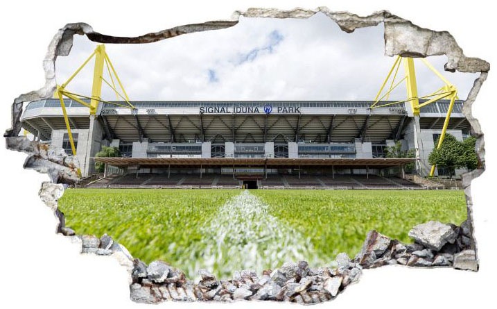 Image of Wall-Art Wandtattoo »BVB Signal Iduna Park bei Tag«, (1 St.) bei Ackermann Versand Schweiz