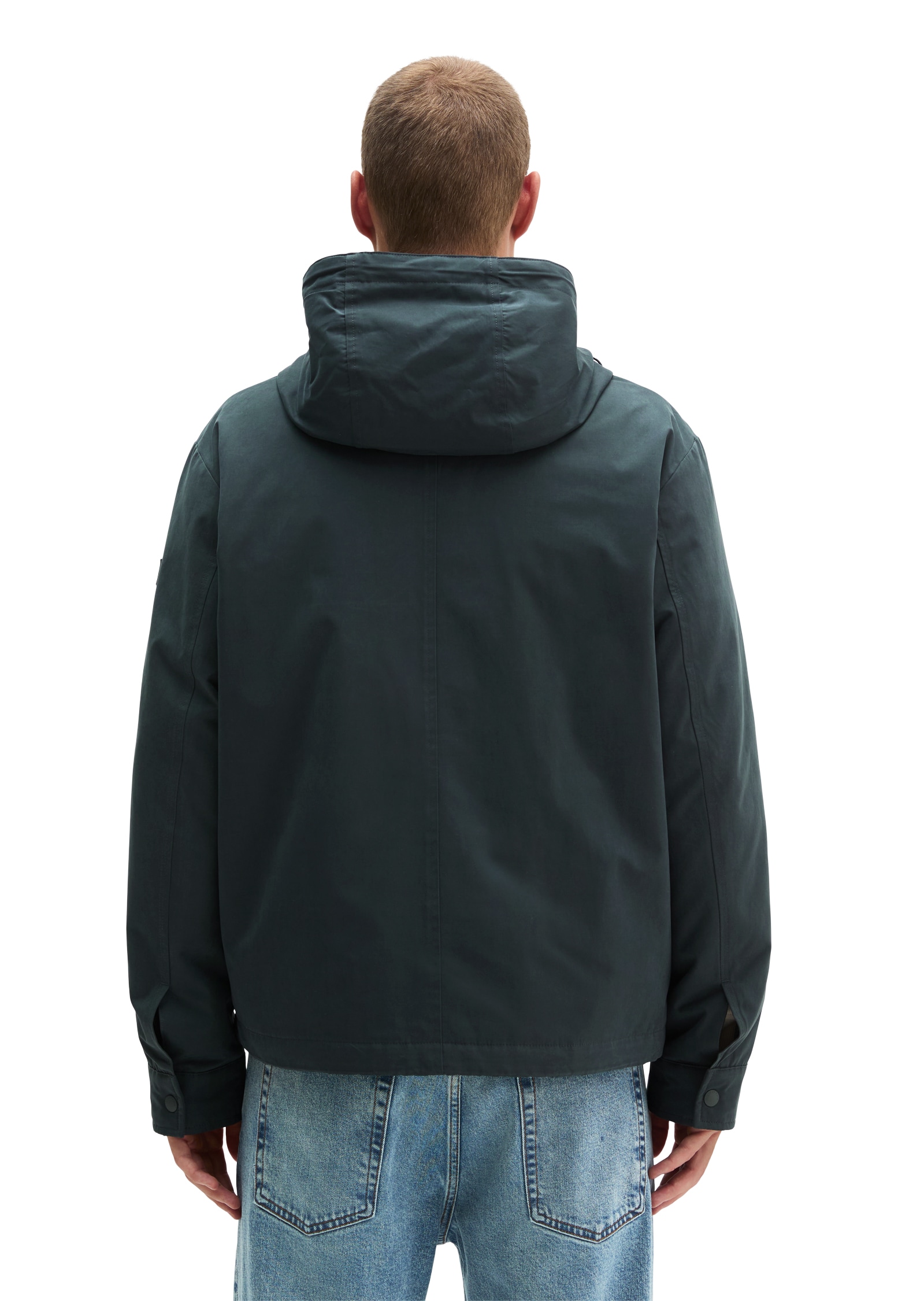 Marc O'Polo Blouson avec capuche coupe régulière avec capuche amovible