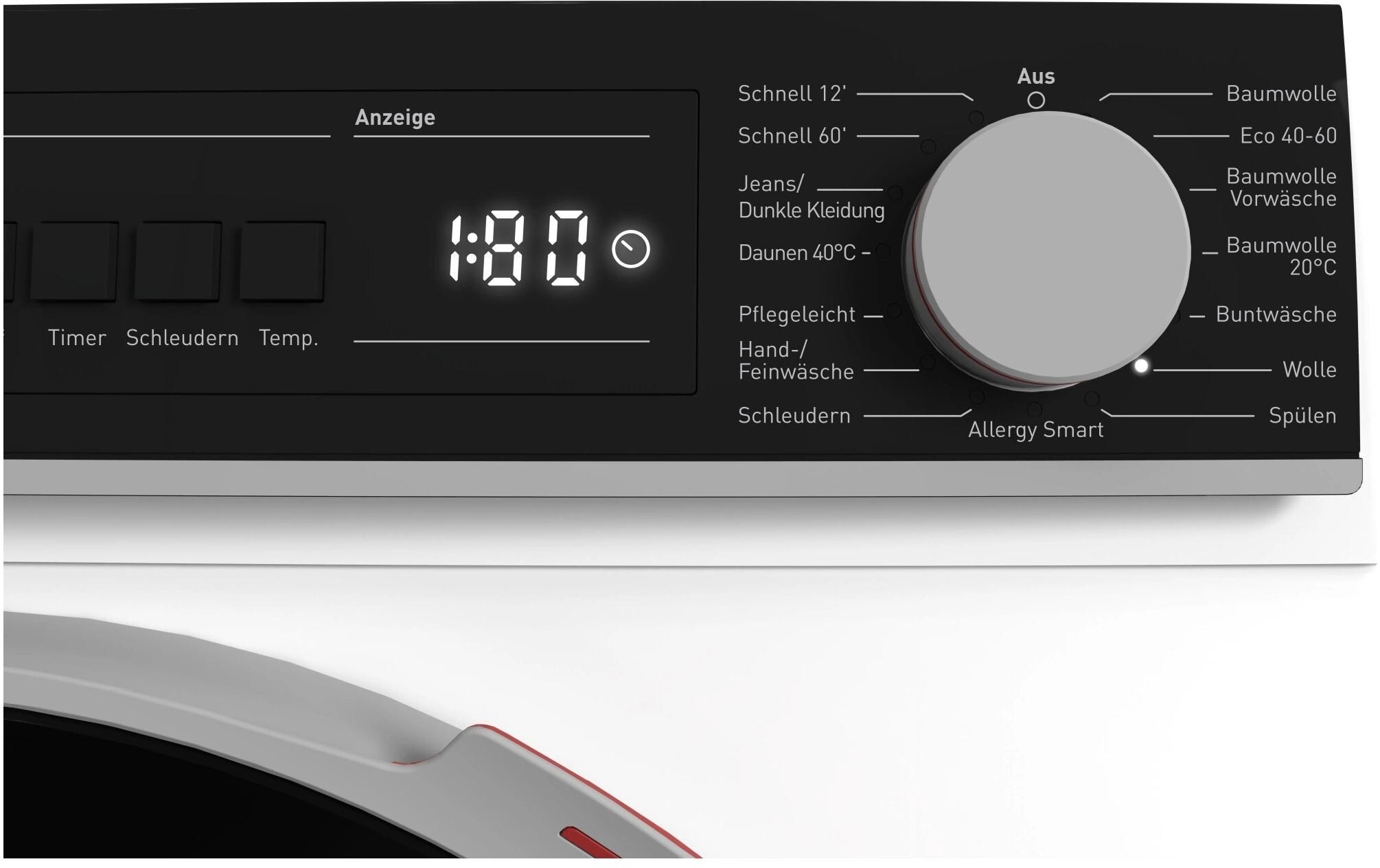 Sharp Waschmaschine »ES-NFB214CWDA-DE Links«, 1400 U/min