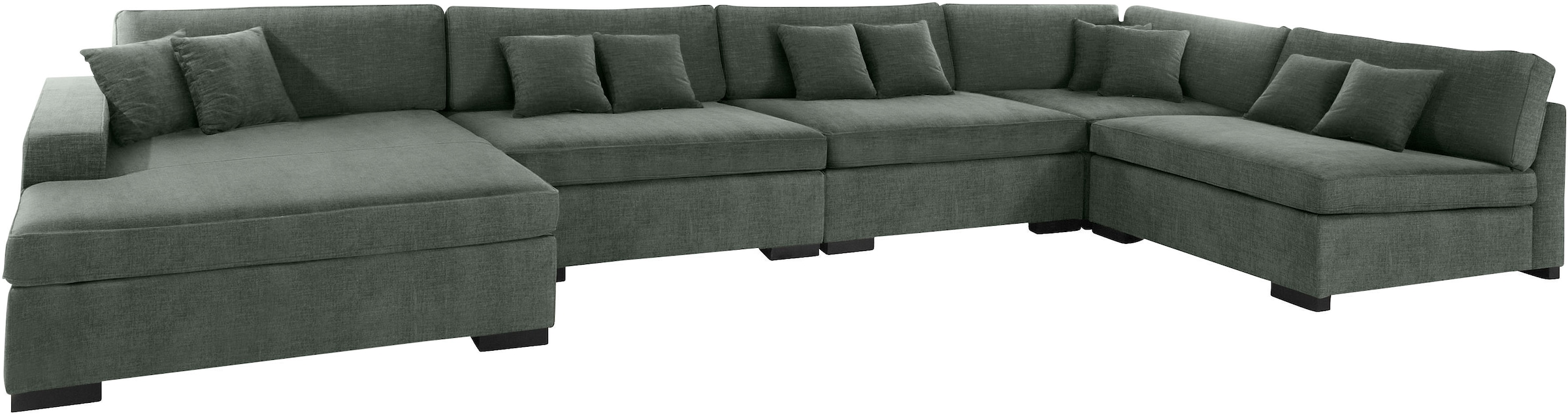 Guido Maria Kretschmer Home&Living Wohnlandschaft »Skara XXL U-Form«, Lounge-Sofa XXL mit Federkern-Polsterung, in vielen Bezugsvarianten