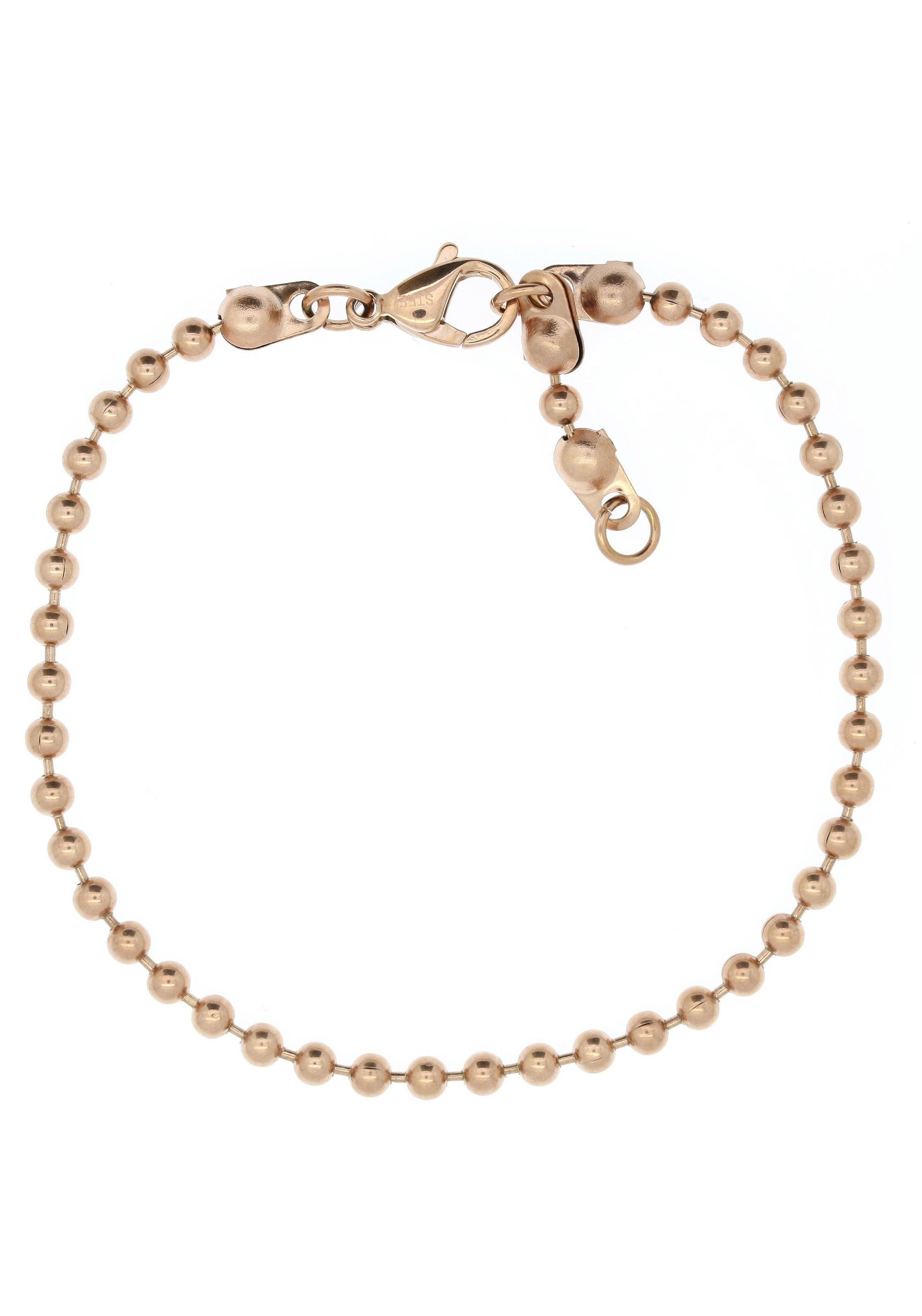Image of Firetti Edelstahlarmband »Kugelkettengliederung, 3,0 mm breit, roségoldfarben«, Made in Germany bei Ackermann Versand Schweiz