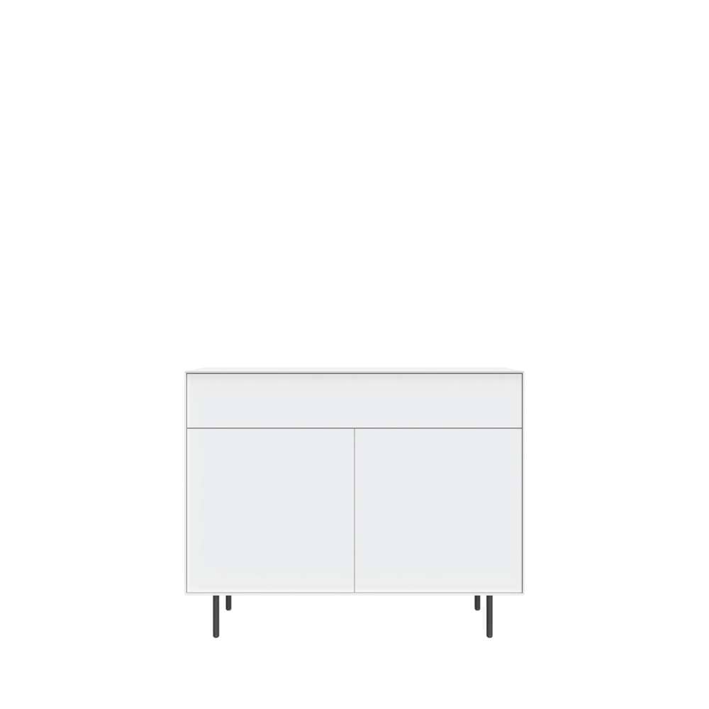 LeGer Home by Lena Gercke Table basse »Essentials, Kommode, Anrichte, Kombikommode, Schrank mit Metallfüssen« Breite: 111 cm, UV lackiert, Push-to-open-Funktion