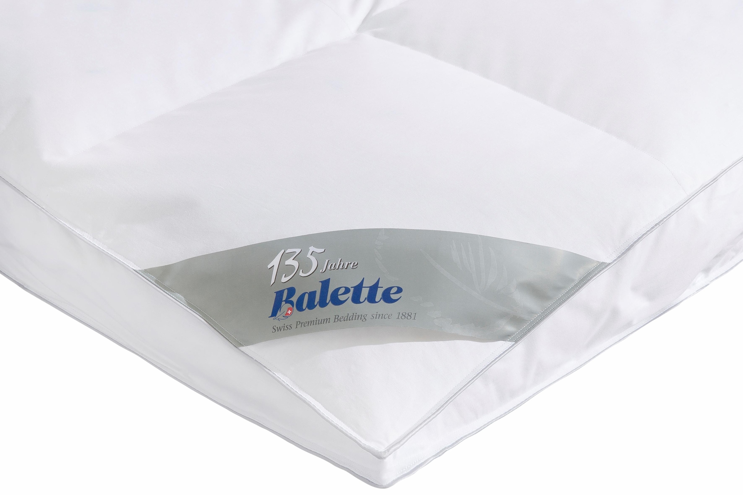 Balette Federbettdecke »Lena«, warm, Füllung 100% Federn, Bezug 100% Baumwolle, (1 St.), Bettdecke in 135x200 cm und weiteren Grössen, für Winter geeignet