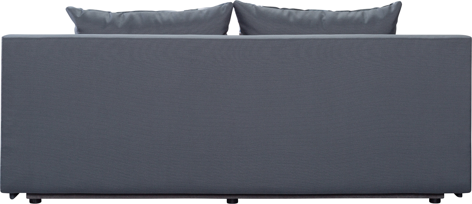 exxpo - sofa fashion 3-Sitzer »Tabou Sound Scream«, mit Schlaffunktion und Bettkasten, inkl. loser Zier- und Rückenkissen