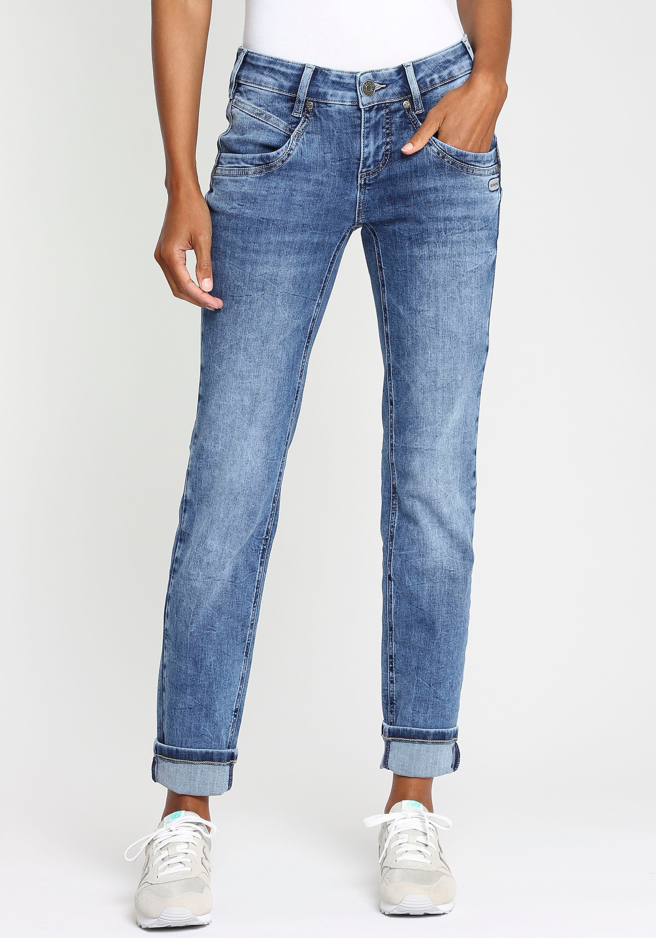 GANG Slim-fit-Jeans »94JOJO«, Bewegungsfreiheit mit grosser Formstabilität