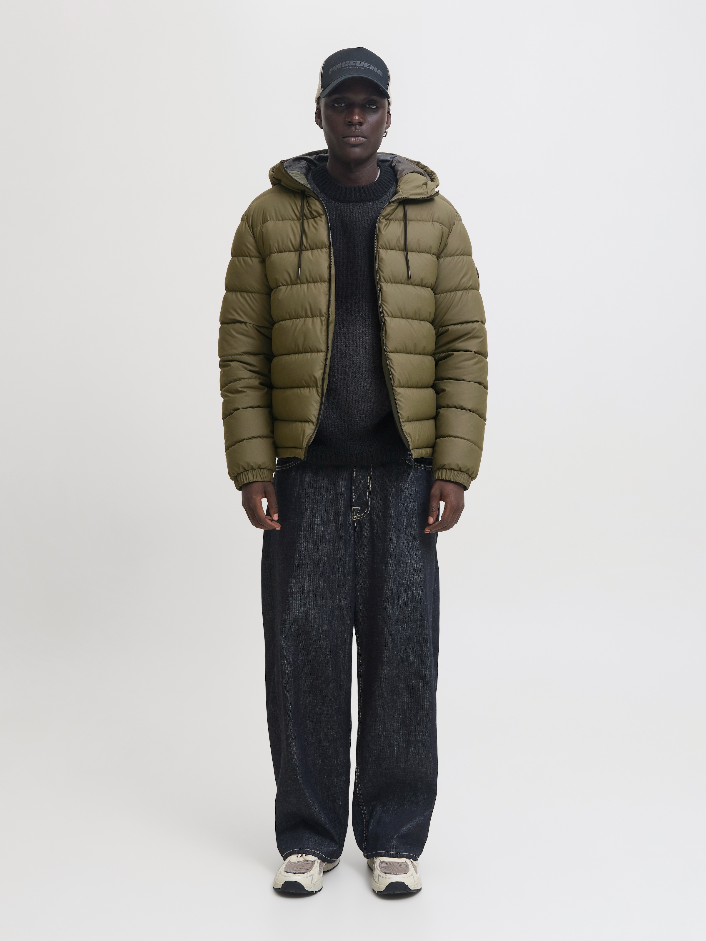 Jack & Jones Veste matelassée »JCOPOINT PU PUFFER JACKET BF« mit Kapuze