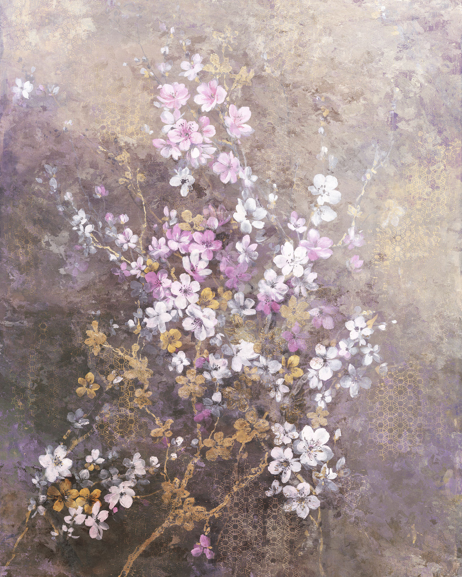 Image of Komar Fototapete »Hanami«, Wald-floral, Grösse: 200 x 250 cm (Breite x Höhe), Deutsches Qualitätsvlies (150 g/m²) bei Ackermann Versand Schweiz
