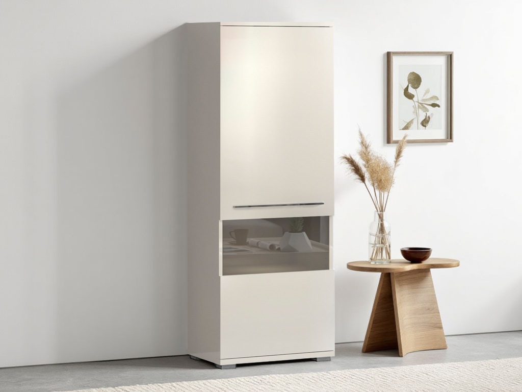 Image of GOODproduct Vitrine "Piano" (H/B/T): 161,4/60/40,2cm, UV lackiert, Soft-Close Funktion