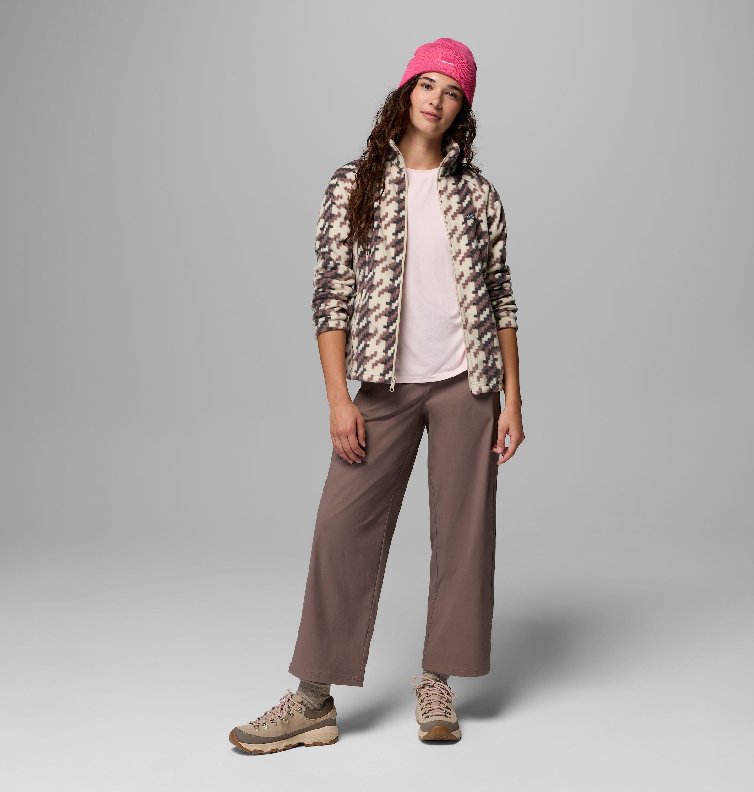 Columbia Fleecejacke »Benton Springs Printed Full Zip« Wärmend, schnell trocknend, atmungsaktiv