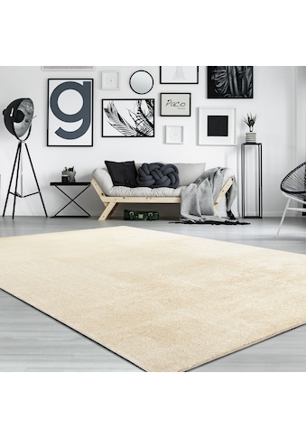 Paco Home Teppich »Cadiz 630«, rechteckig, 18 mm Höhe, Kurzflor, Uni-Farben, besonders... kaufen