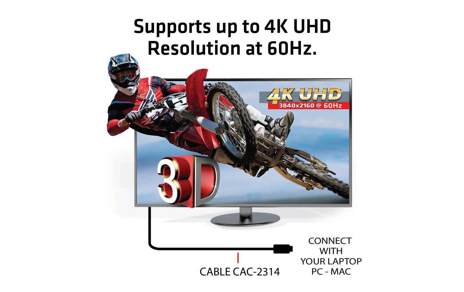   HDMI-Kabel »Club 3D Club 3D Kabel HDMI 2.0 4K60Hz UHD R«