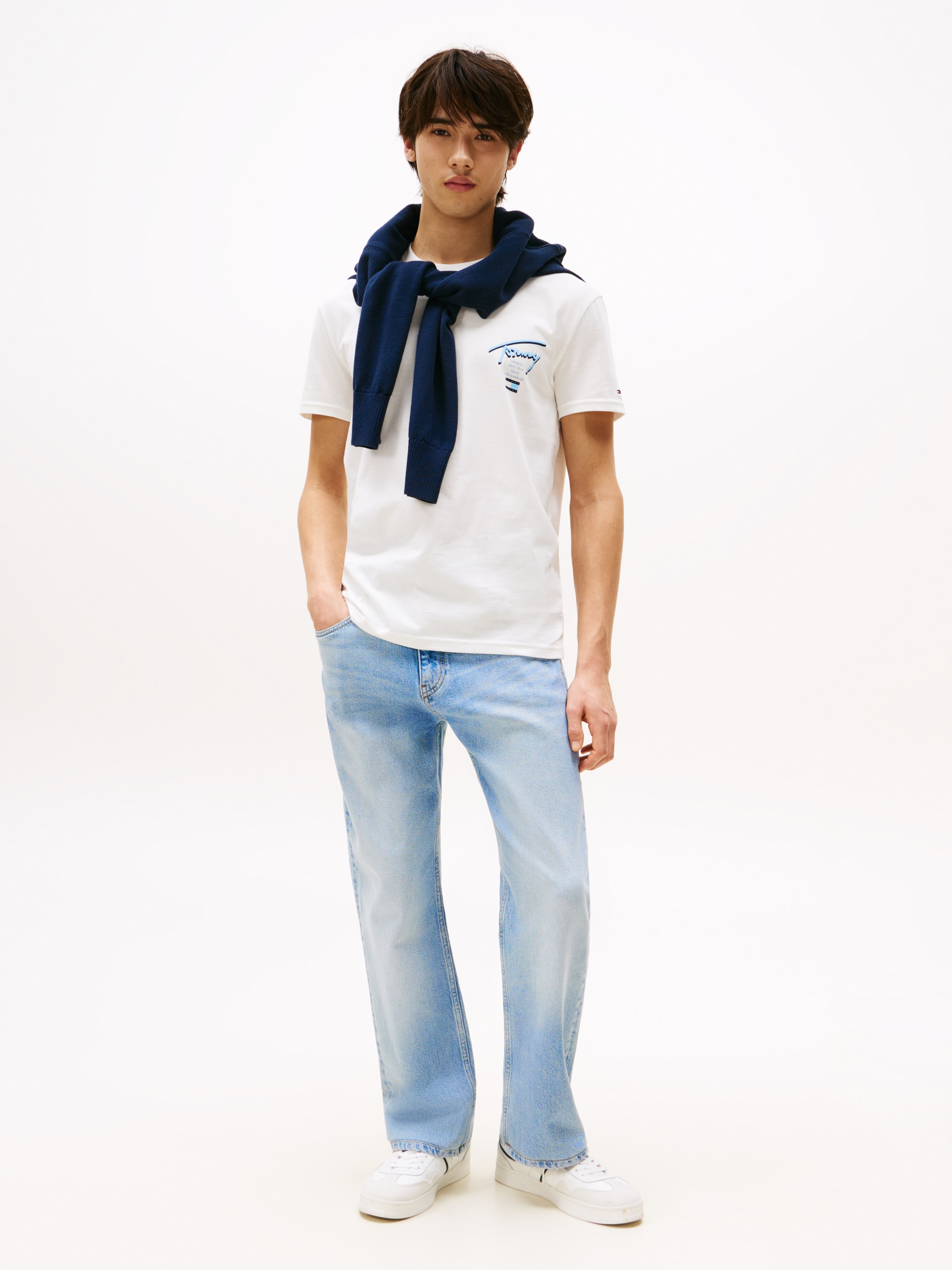 Tommy Jeans T-Shirt »TJM REG SIGNATURE CITY TEE«, mit grossem Rückenprint