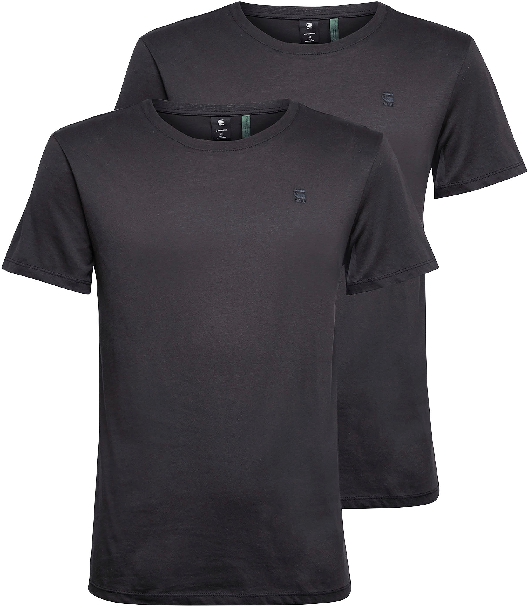 Image of G-Star RAW Rundhalsshirt »Base htr r t s/s 2«, (Packung, 2 tlg., 2er-Pack) bei Ackermann Versand Schweiz