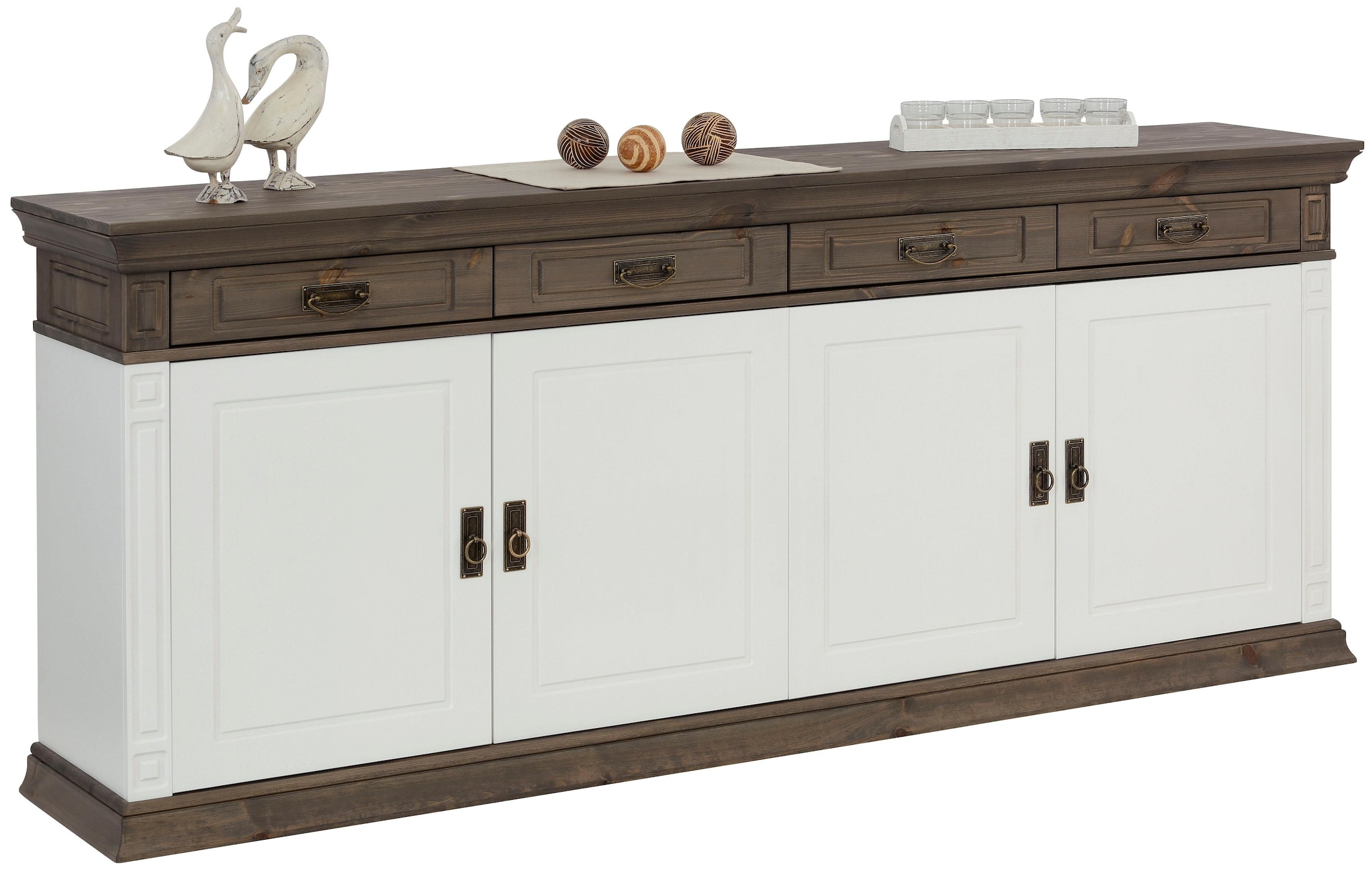 Home affaire Sideboard »Vinales«, Kommode im klassischen Landhausstil, Breite 202 cm