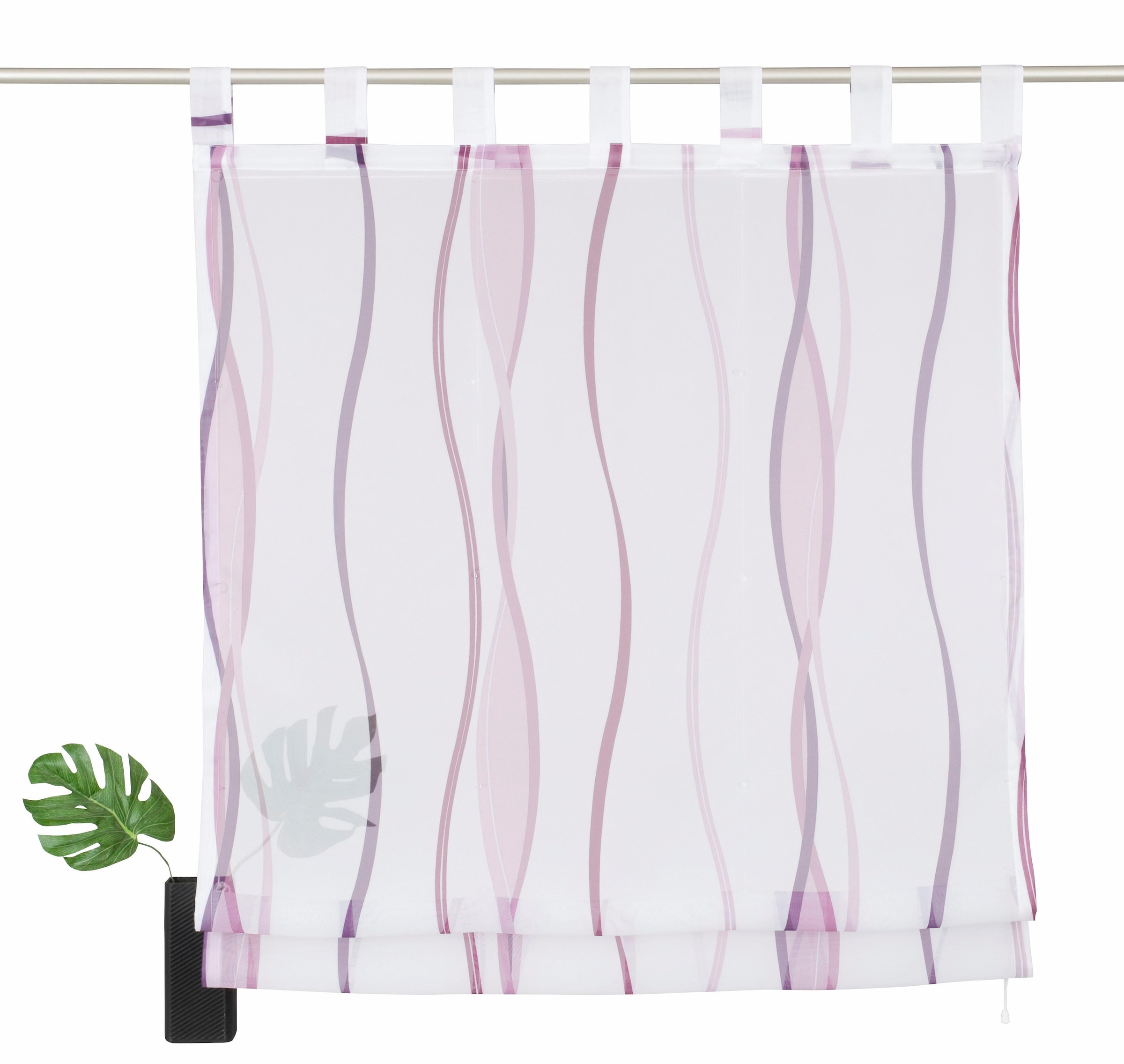 Voile, »Dimona«, Raffrollo my Schlaufen, home mit Polyester kaufen Transparent,