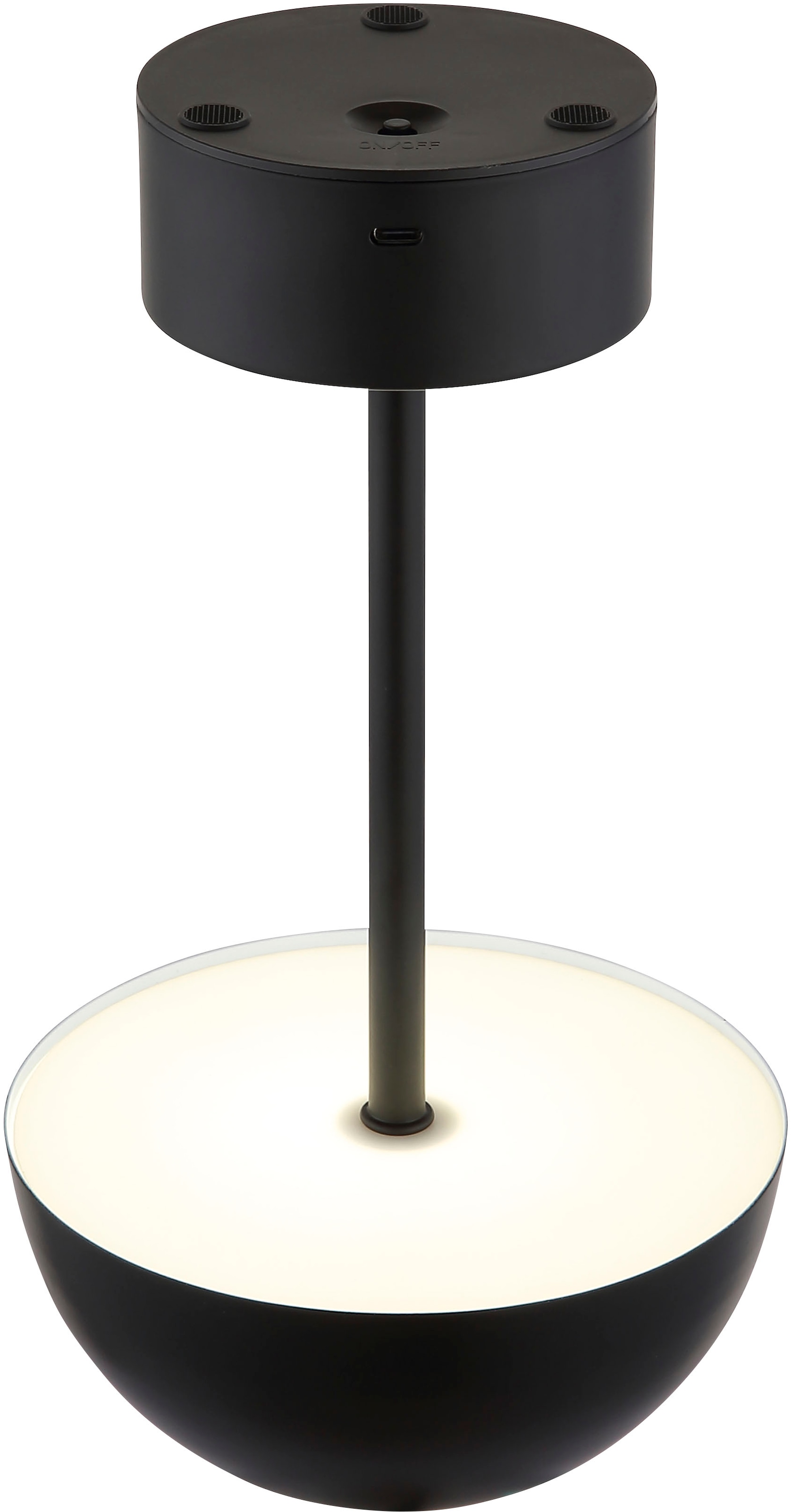 GOODproduct Lampe de table LED »Briia - Akku Tischleuchte mit CCT« 1 cuis blanc chaud - blanc froid Touchdimmer, CCT, USB, Akkulampe, dimmbar, warmweiss - kaltweiss