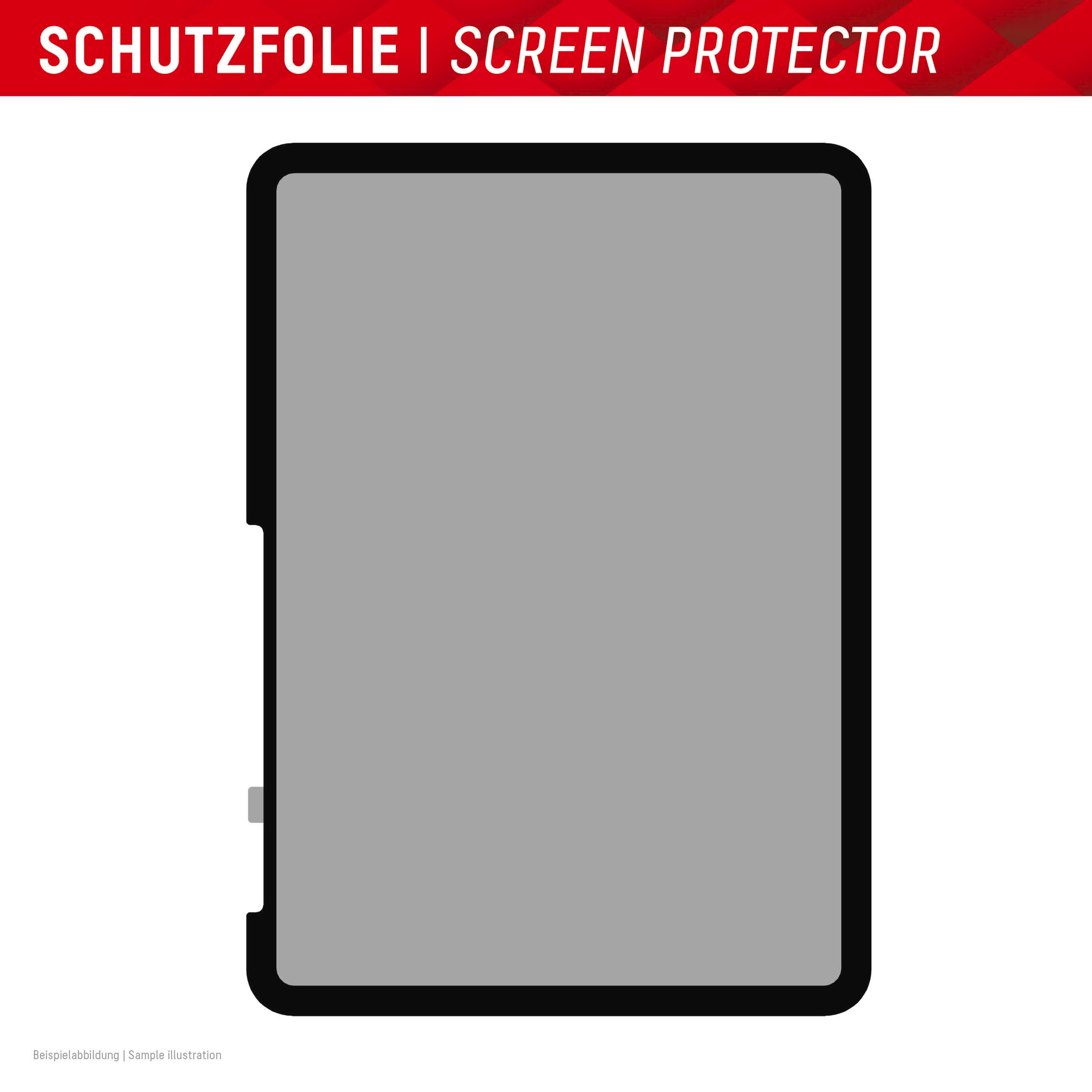 Displex Displayschutzfolie »Tablet Privacy Safe«, für Apple iPad 10,9" (10. Gen., 2022)-Apple iPad 11" (2025)-Apple iPad Air 11" (2024/2025), Blickschutzfolie, Schutzfolie, Bildschirmschutz, kratz- & stossfest