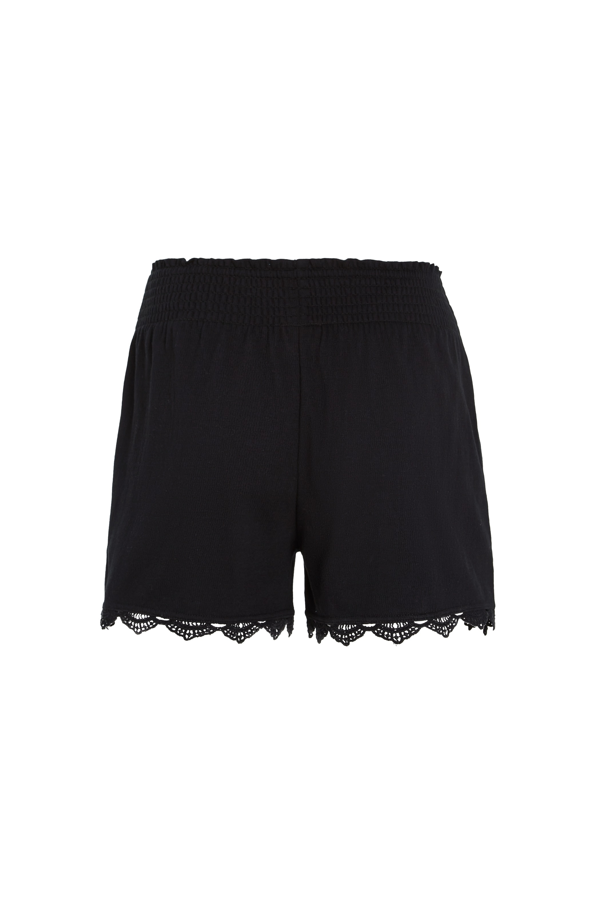 O'Neill Sweatshorts »ESSENTIALS AVA SMOCKED SHORTS«, mit Häkeldetails