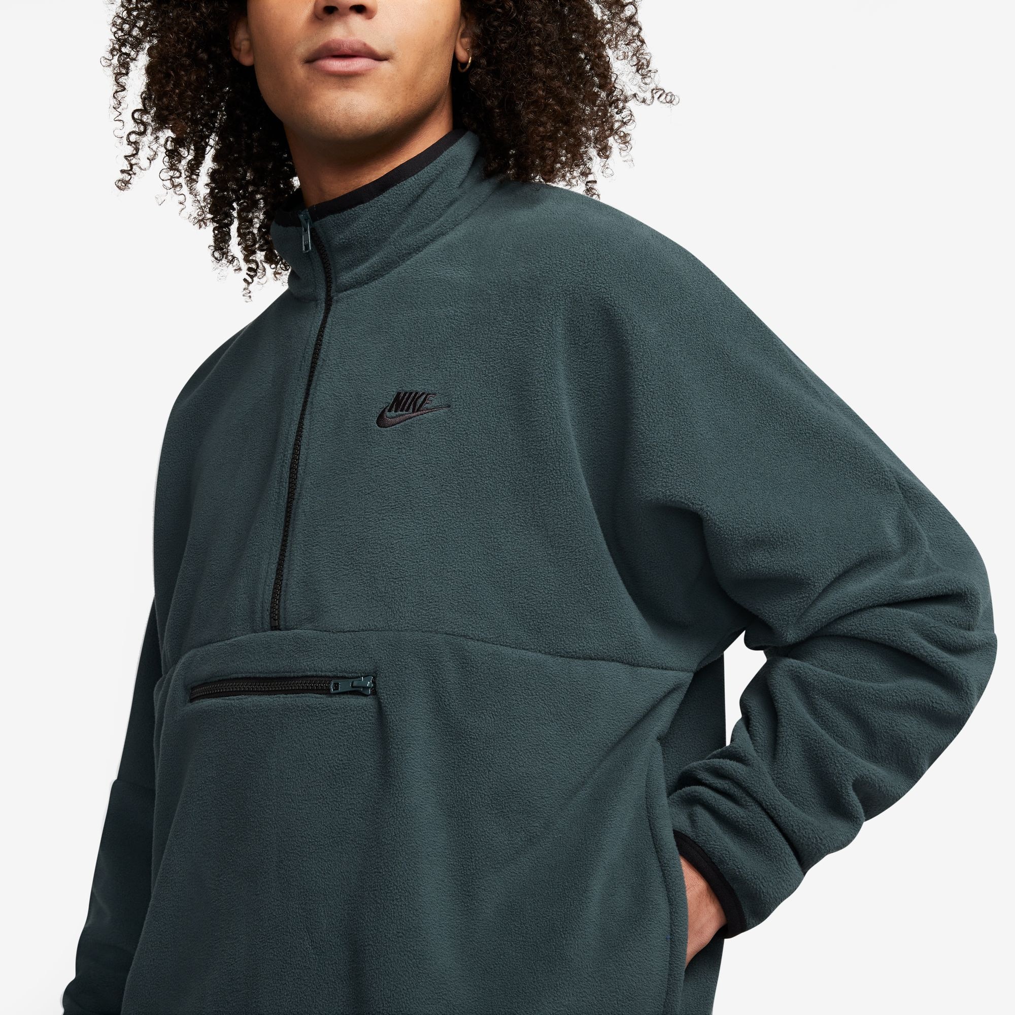 Nike Sportswear Sweatshirt »CLUB FLEECE+ MEN'S 1/-ZIP FLEECE TOP«