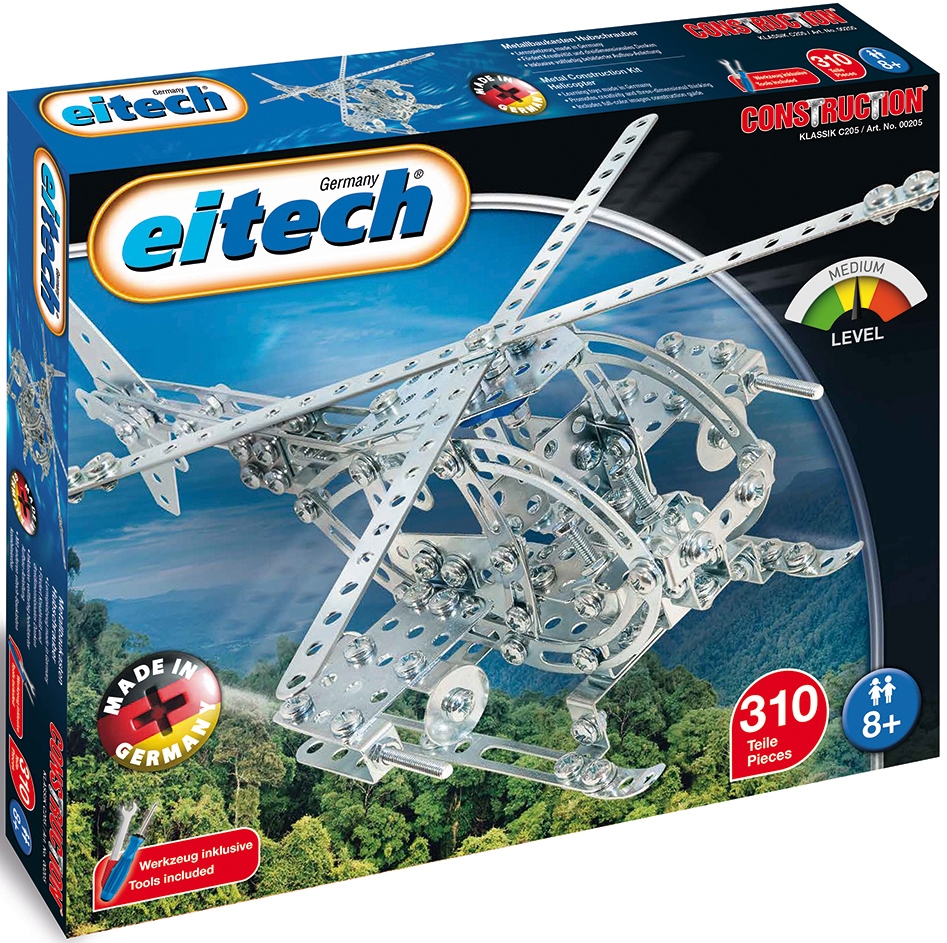Image of Eitech Metallbaukasten »Hubschrauber«, (310 St.), Made in Germany bei Ackermann Versand Schweiz