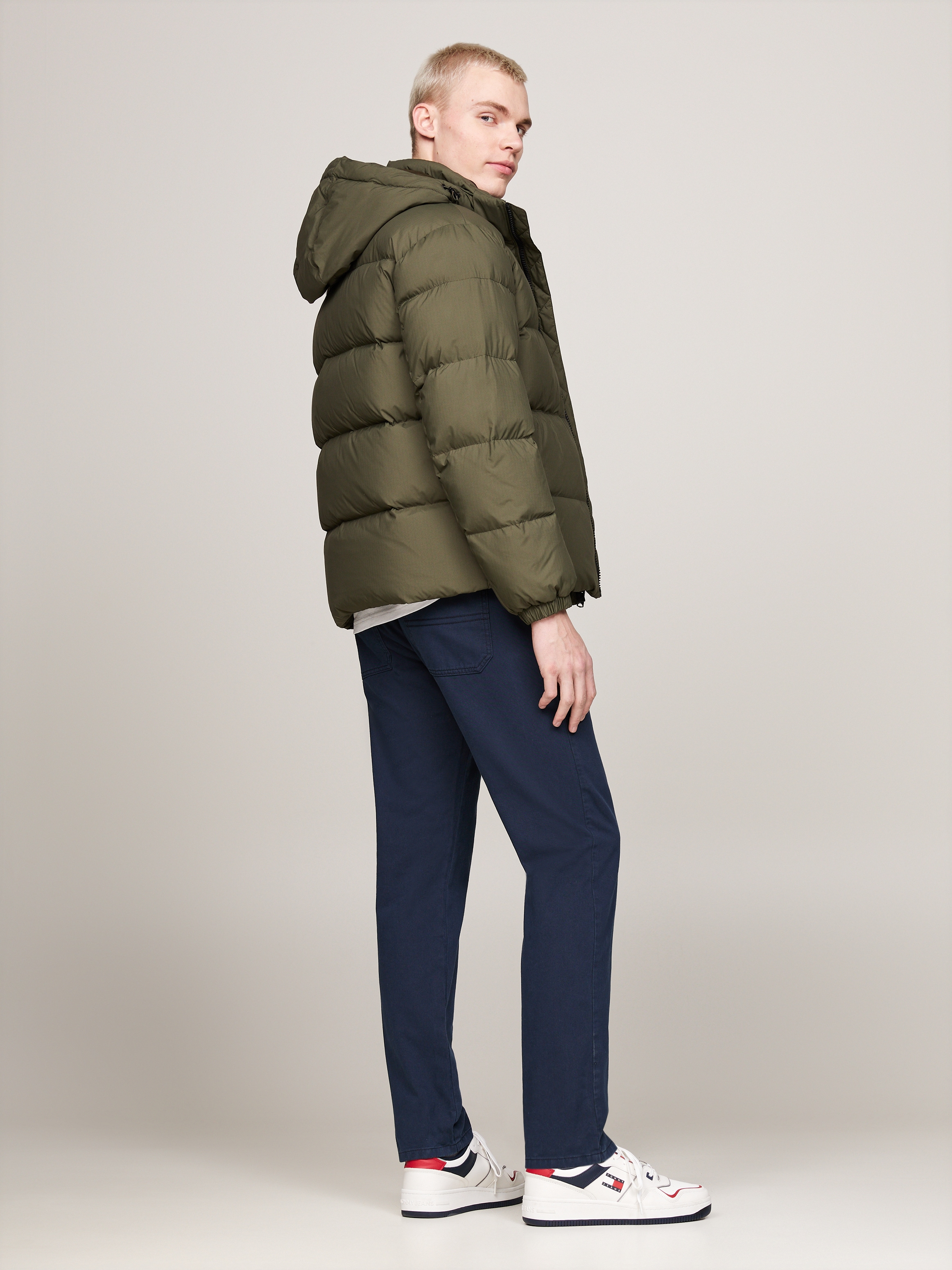 Tommy Jeans Plus Steppjacke »TJM ESSENTIAL DOWN JACKET EXT«, mit Kapuze, Grosse Grössen