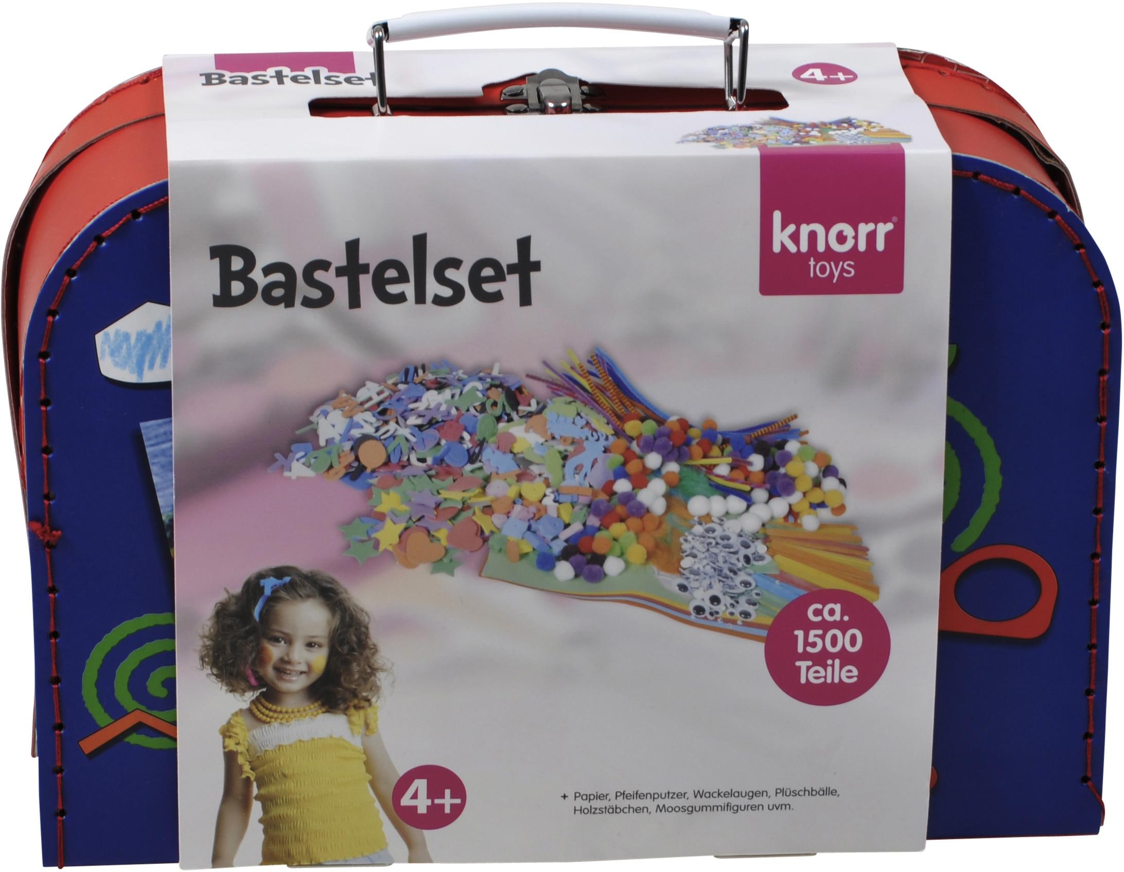 Knorrtoys® Kreativset »Bastelkoffer gross«, (Set, 1500 tlg.)