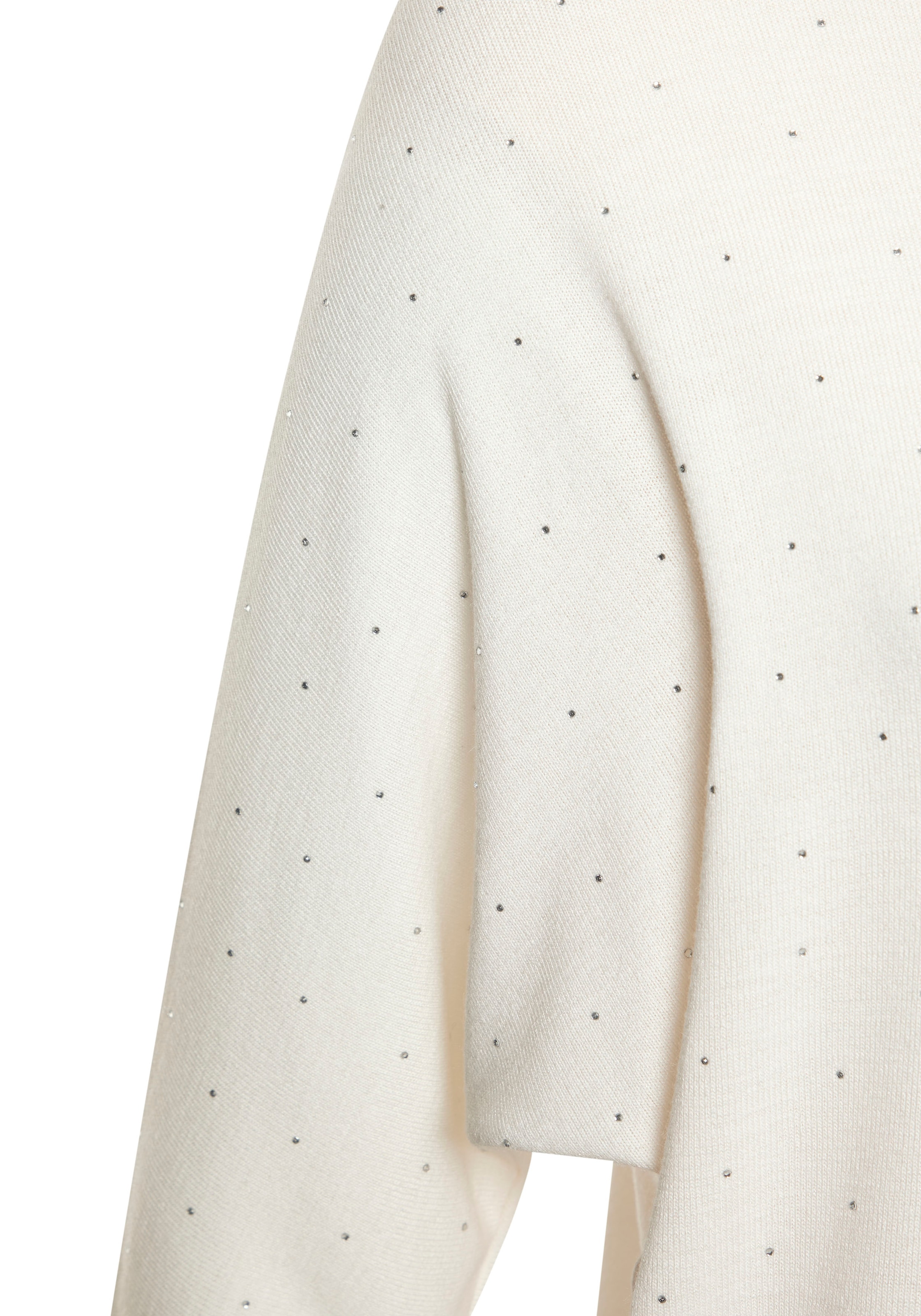 LASCANA Rundhalsshirt »mit funkelnden Strass-Steinen«, aus weichem Viskose-Strick