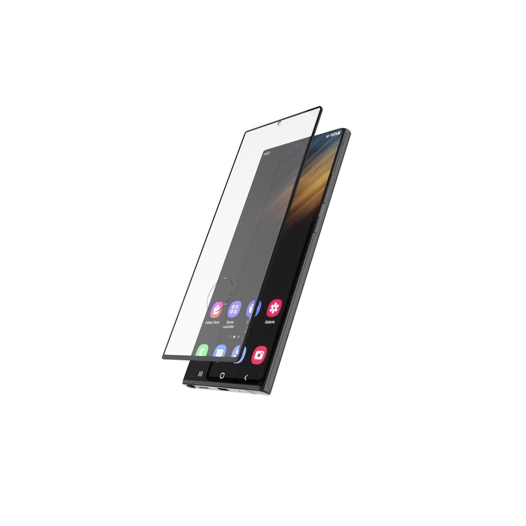 Hama Displayschutzglas »3D-Full-Screen-S«, für Galaxy S22 Ultra 5G, (1 St.)