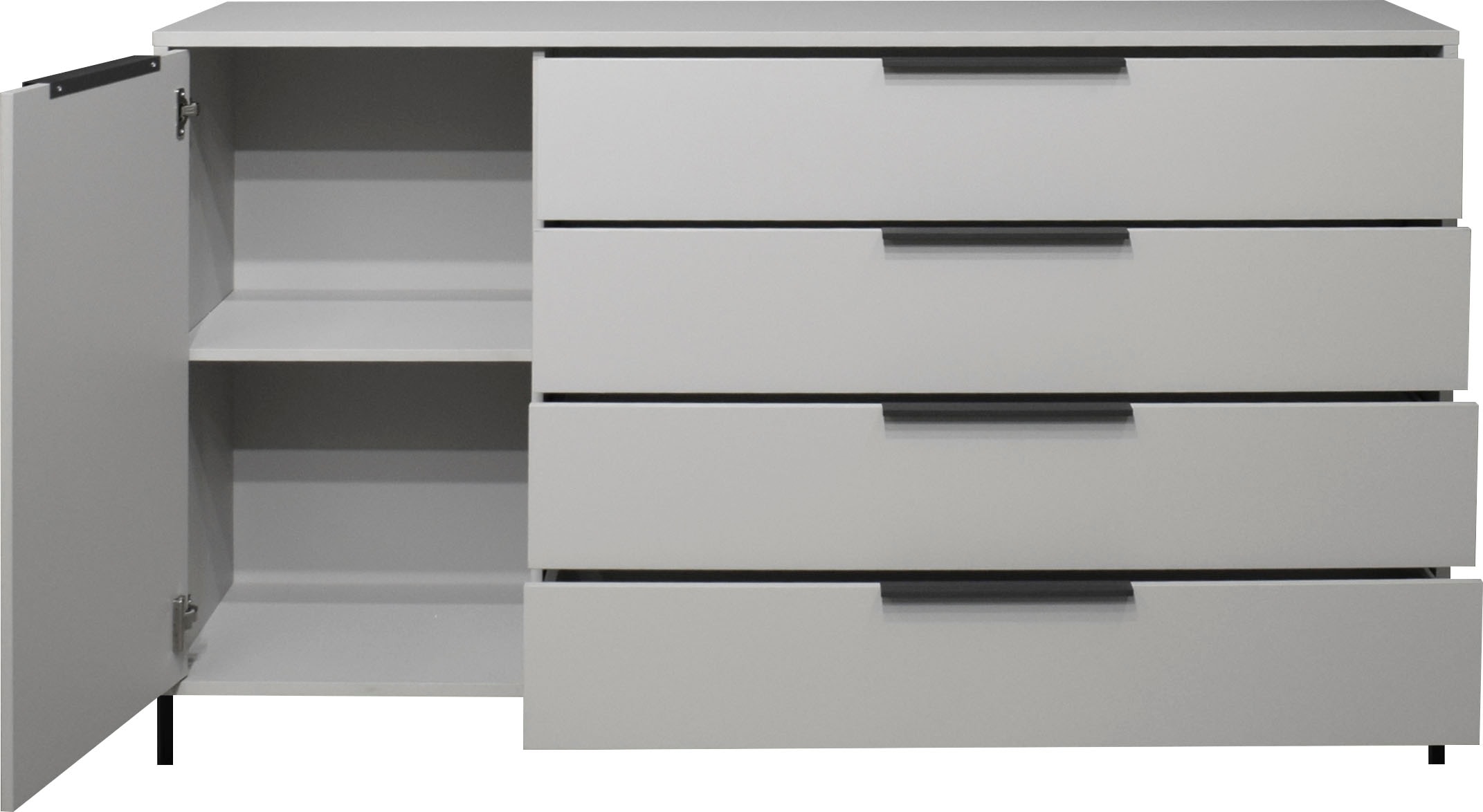 Mäusbacher Highboard »Bonnie TOPSELLER!«, Board mit Quadratgestell