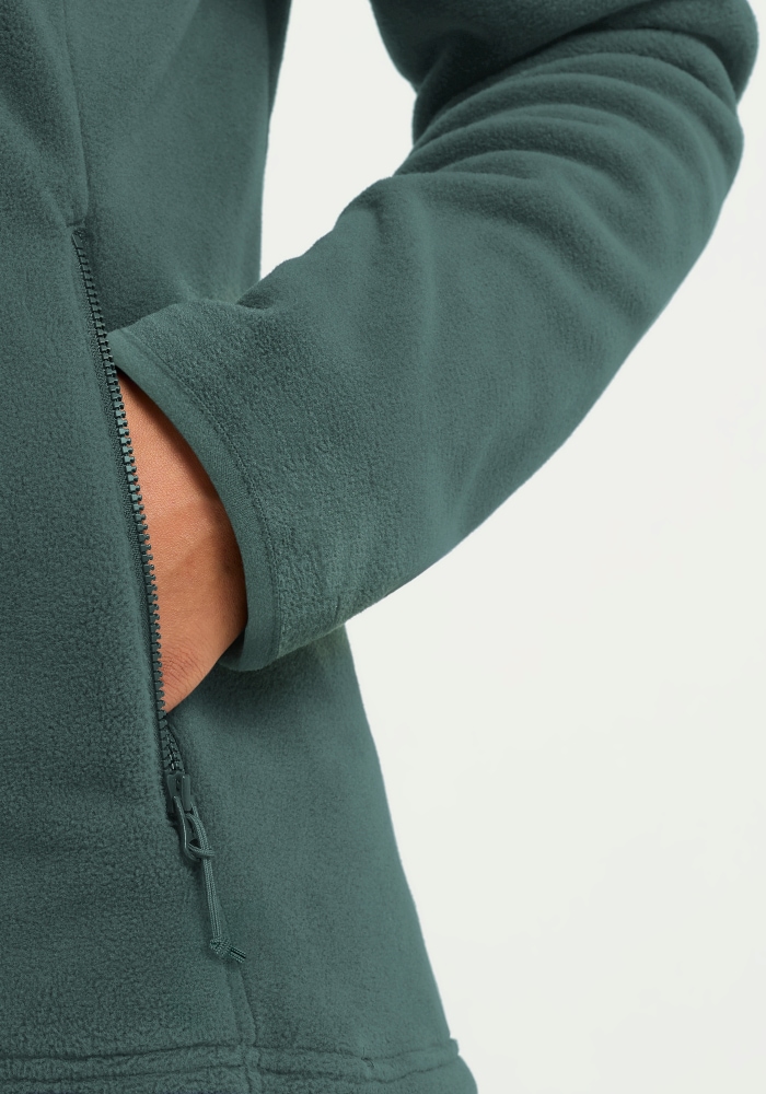 Jack Wolfskin Fleecejacke »TAUNUS 200 FZ W« als sportlicher Midlayer, für Wandern und Freizeit