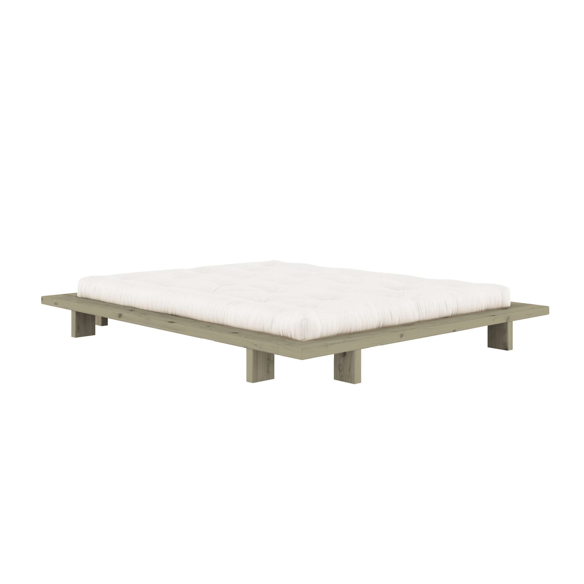 Karup Design Futonbett "Bettgestell JAPAN BED Futonbett aus FSC-zertifiziertem Massivholz" Mit Lattenrost, zeitlos, bequem & in mehreren Farben und Grössen erhältlich