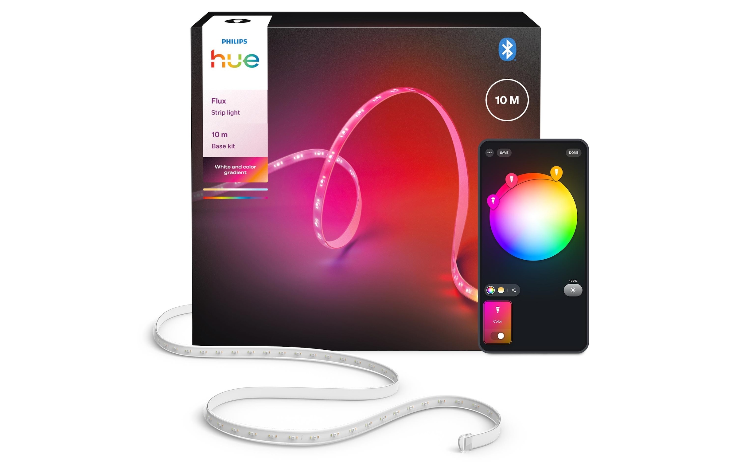Image of Philips Hue LED Stripe "Flux Gradient 10 m EU"