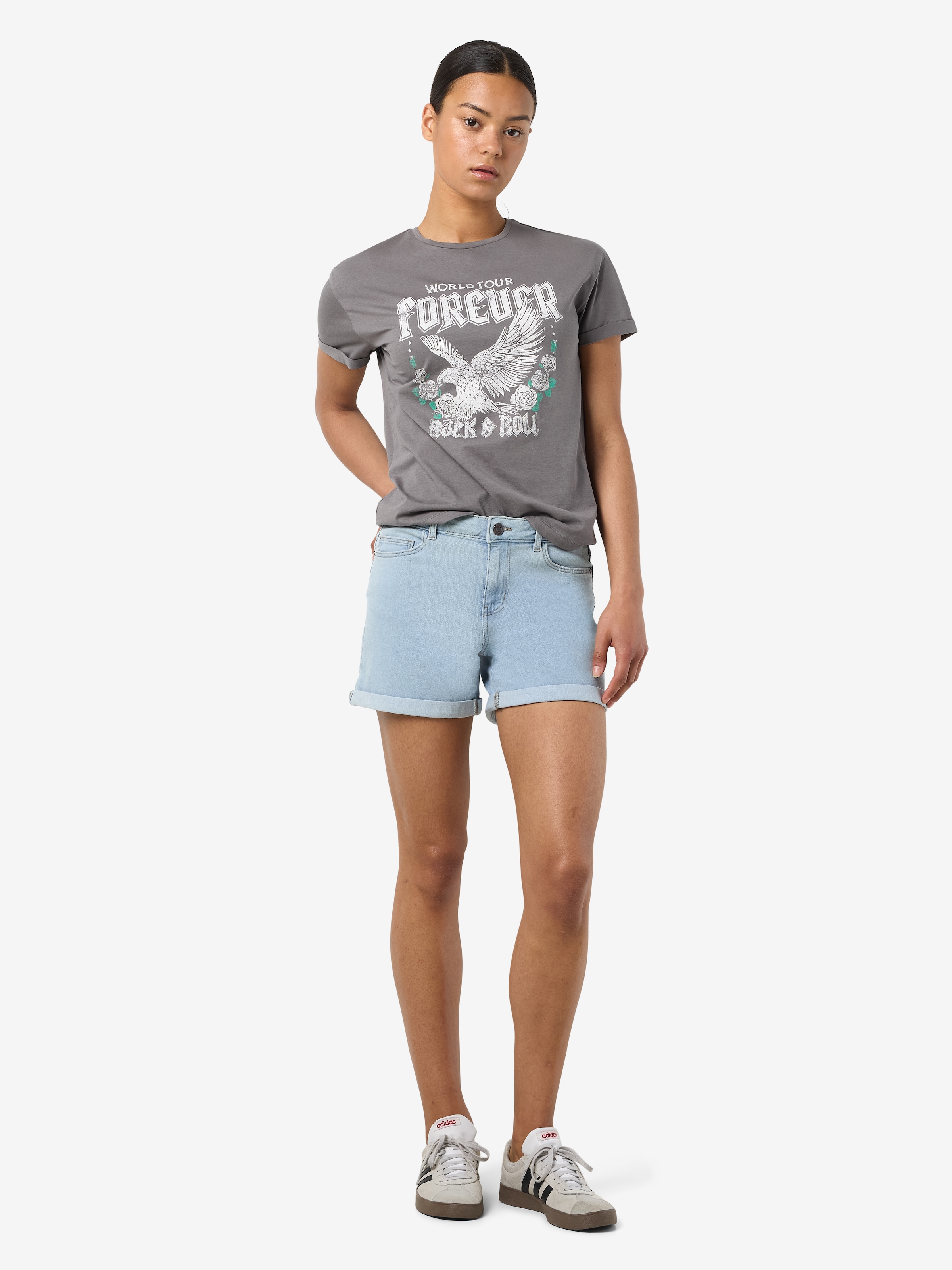 Noisy may Jeansshorts »NMDEBBY NW SLIM SHORTS VI520LB NOOS«
