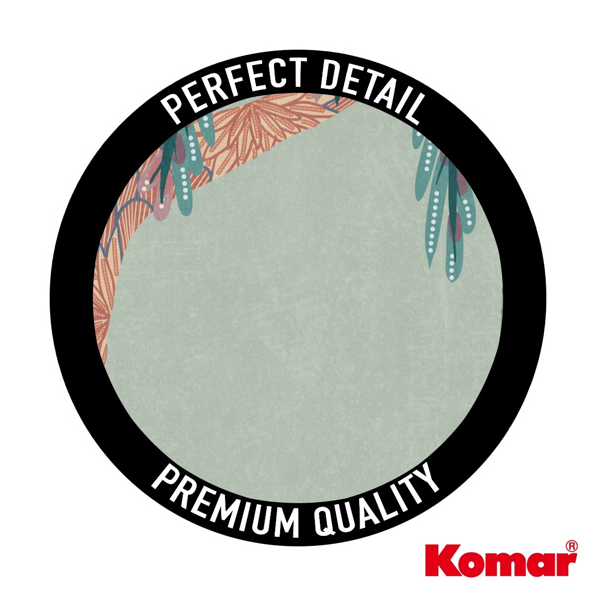 Komar Fototapete »Vlies Fototapete - Patterned Palms - Grösse 400 x 250 cm« Motiv | bedruckt glatt