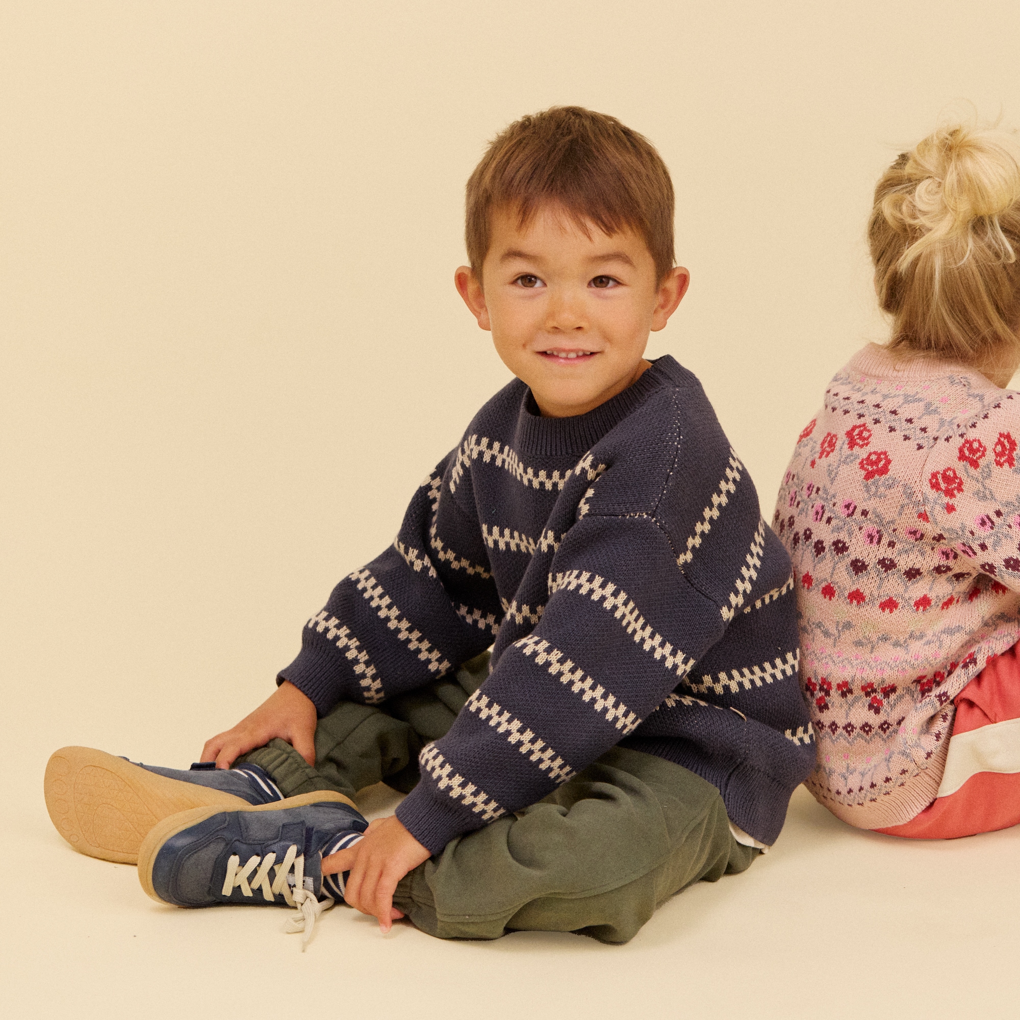 WHEAT Pull en tricot »Jacquard Pullover Harlow« Coton