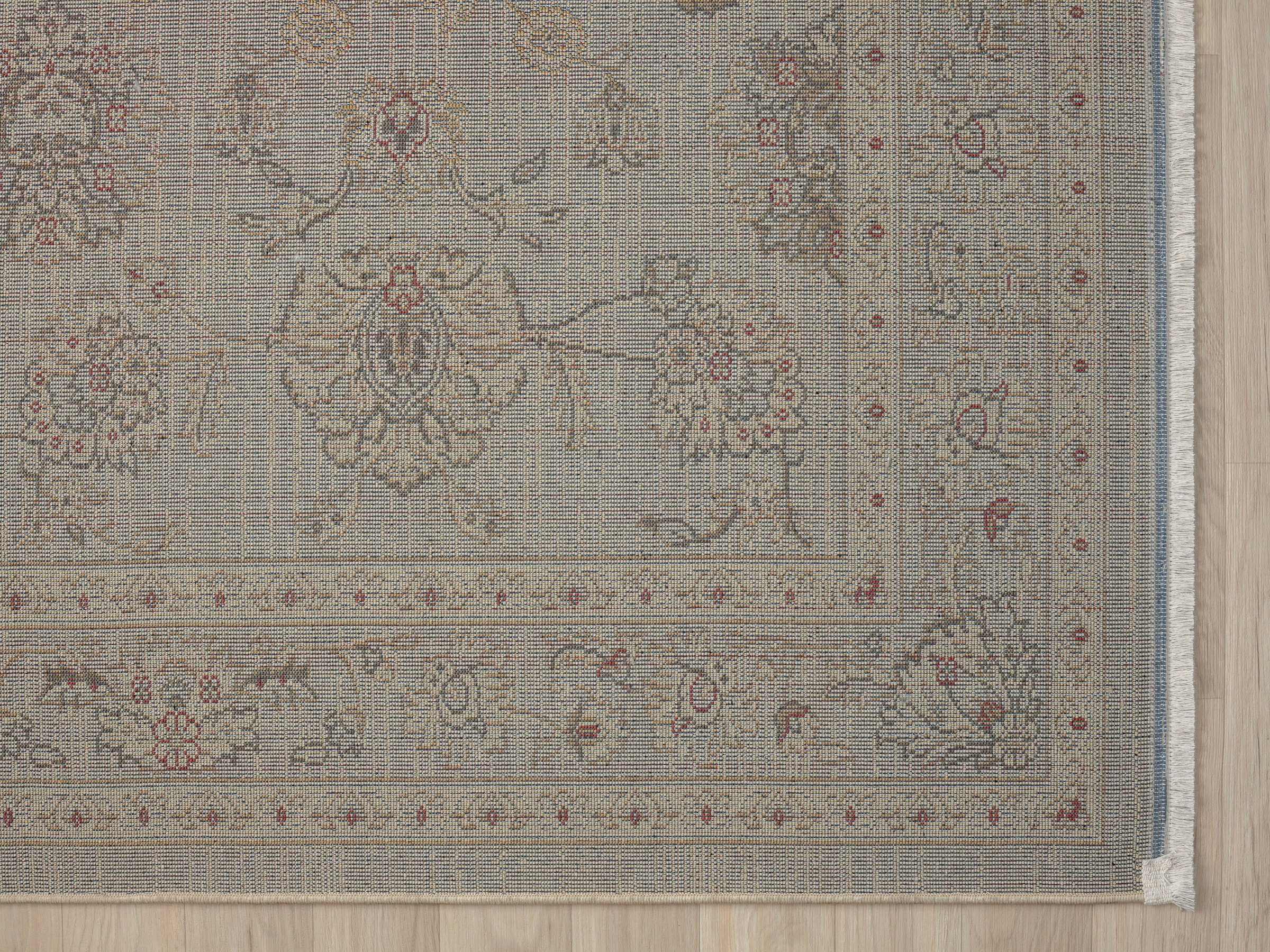 Myflair Möbel & Accessoires Teppich »Maryam 4« rechteckig 7,5 mm Höhe Kurzflor, Orient Optik, edler Glanz, mit Fransen, besonders weich