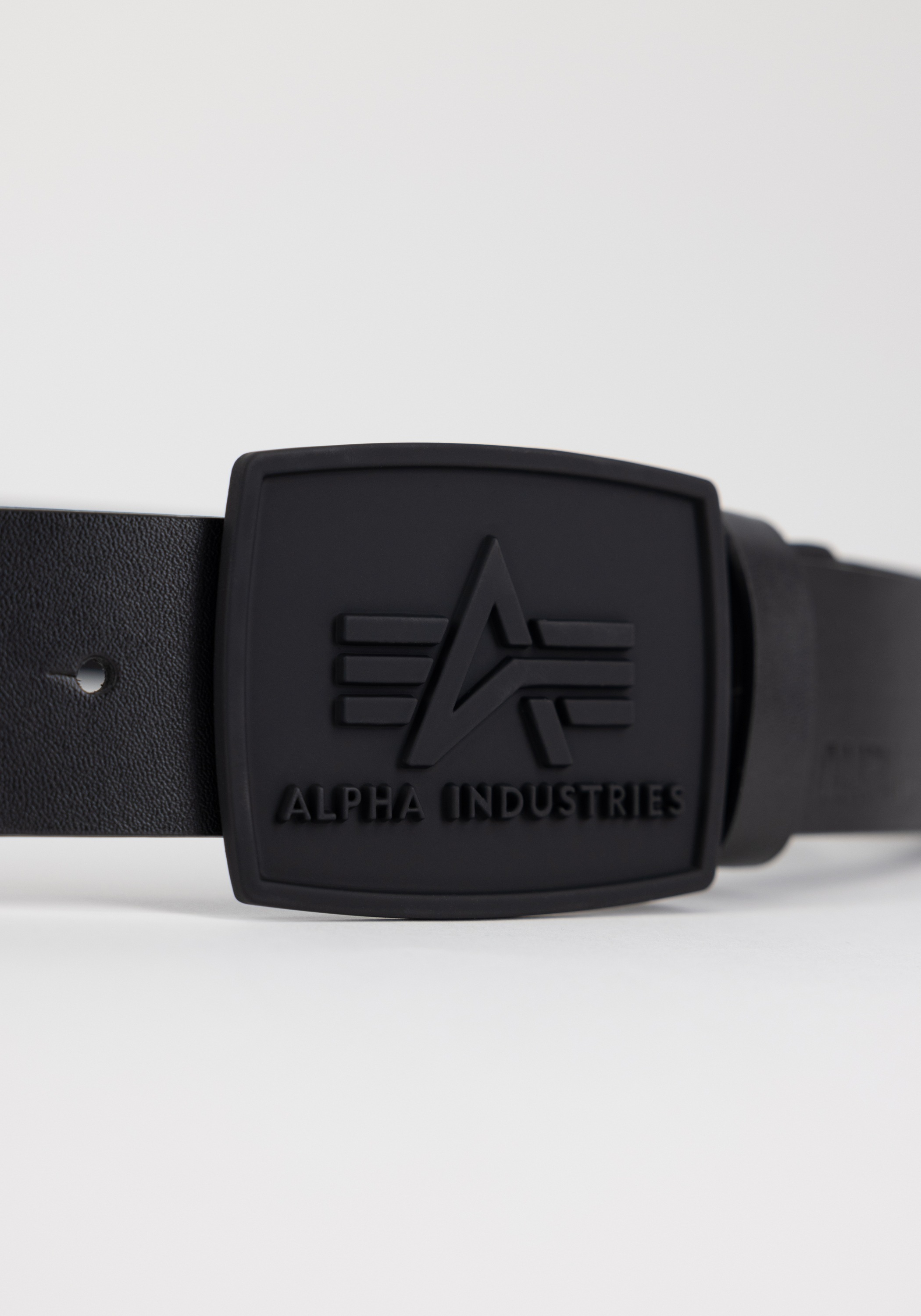 Alpha Industries Ceinture en cuir »All Black Belt«