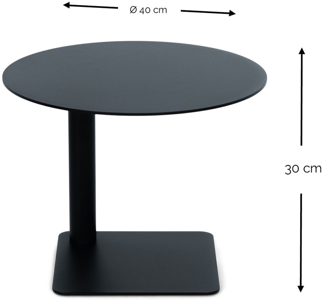 Spinder Design Table d'appoint »SUNNY 30« table d'appoint en acier