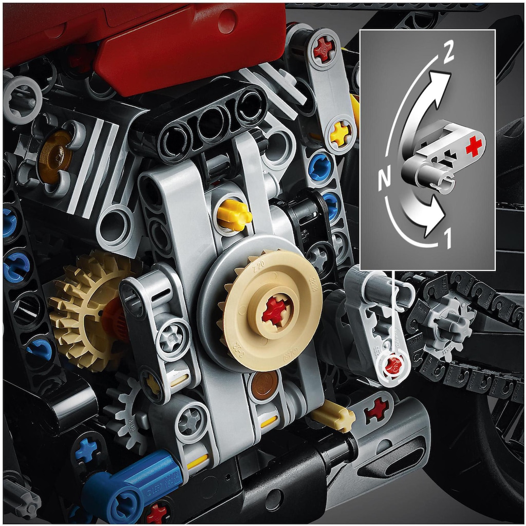 LEGO® Konstruktionsspielsteine »Ducati Panigale V4 R (42107), LEGO® Technic«, (646 St.)