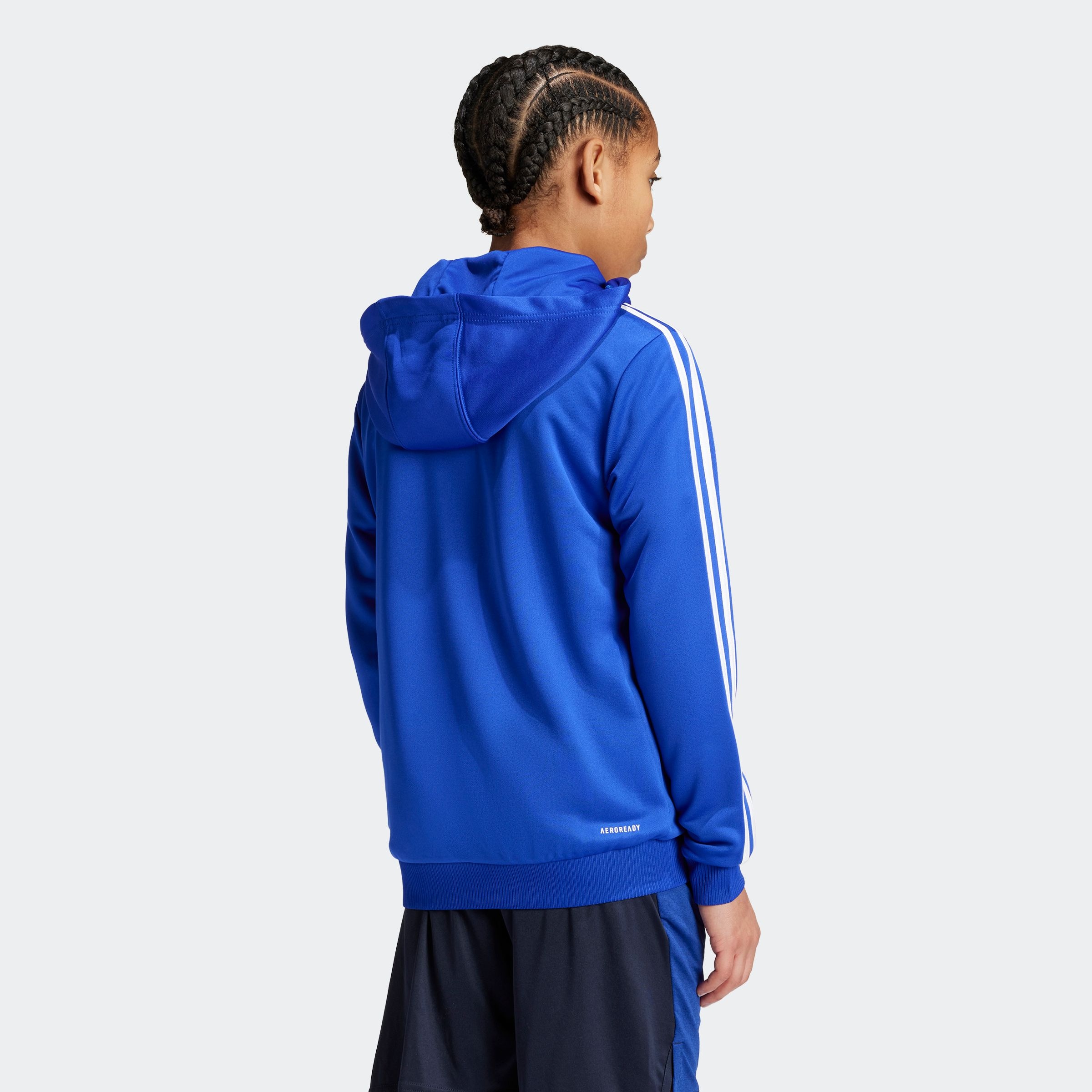 adidas Sportswear Trainingsjacke »TRAIN ESSENTIALS AEROREADY 3STREIFEN REGULARFIT KAPUZENJACKE«