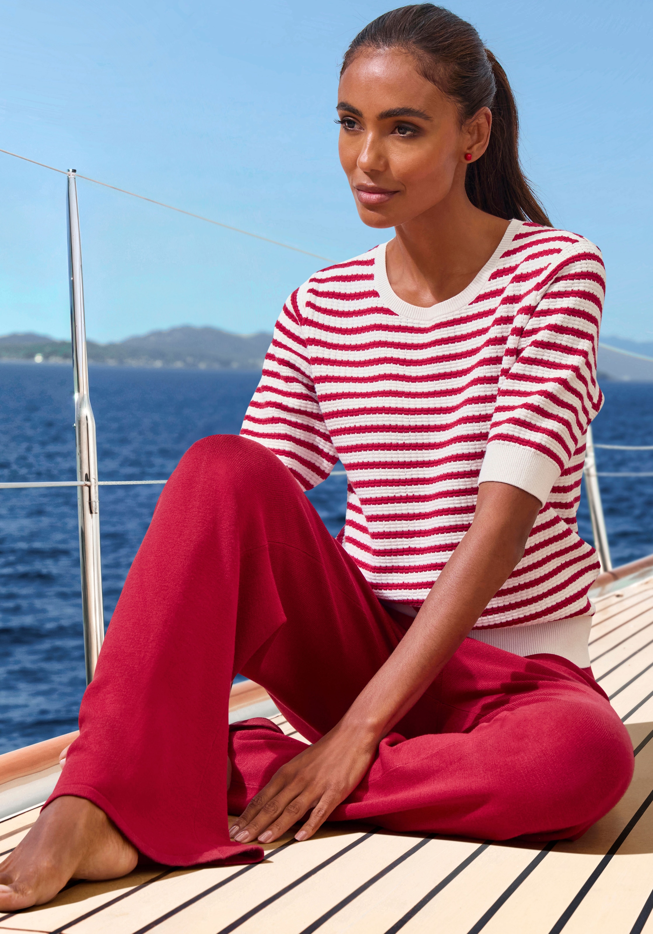 French Connection Loungehose  Relaxhose aus softem Feinstrick, Loungewear